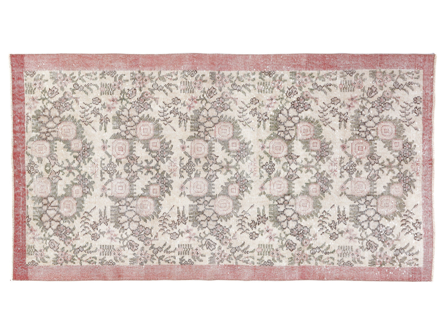 Turkish Rug 4x7, Oushak Area Rug, Vintage Handmade Unique Rug, Carpet Rug, Living Room Rug, Bohemian Rug, Anatolia Eclectic Rug, 10345