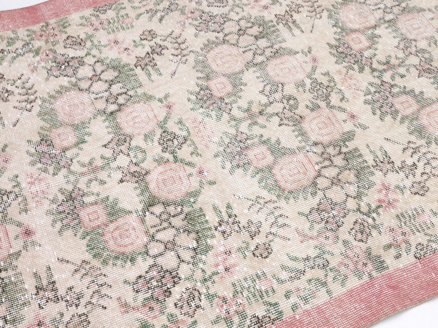 Turkish Rug 4x7, Oushak Area Rug, Vintage Handmade Unique Rug, Carpet Rug, Living Room Rug, Bohemian Rug, Anatolia Eclectic Rug, 10345