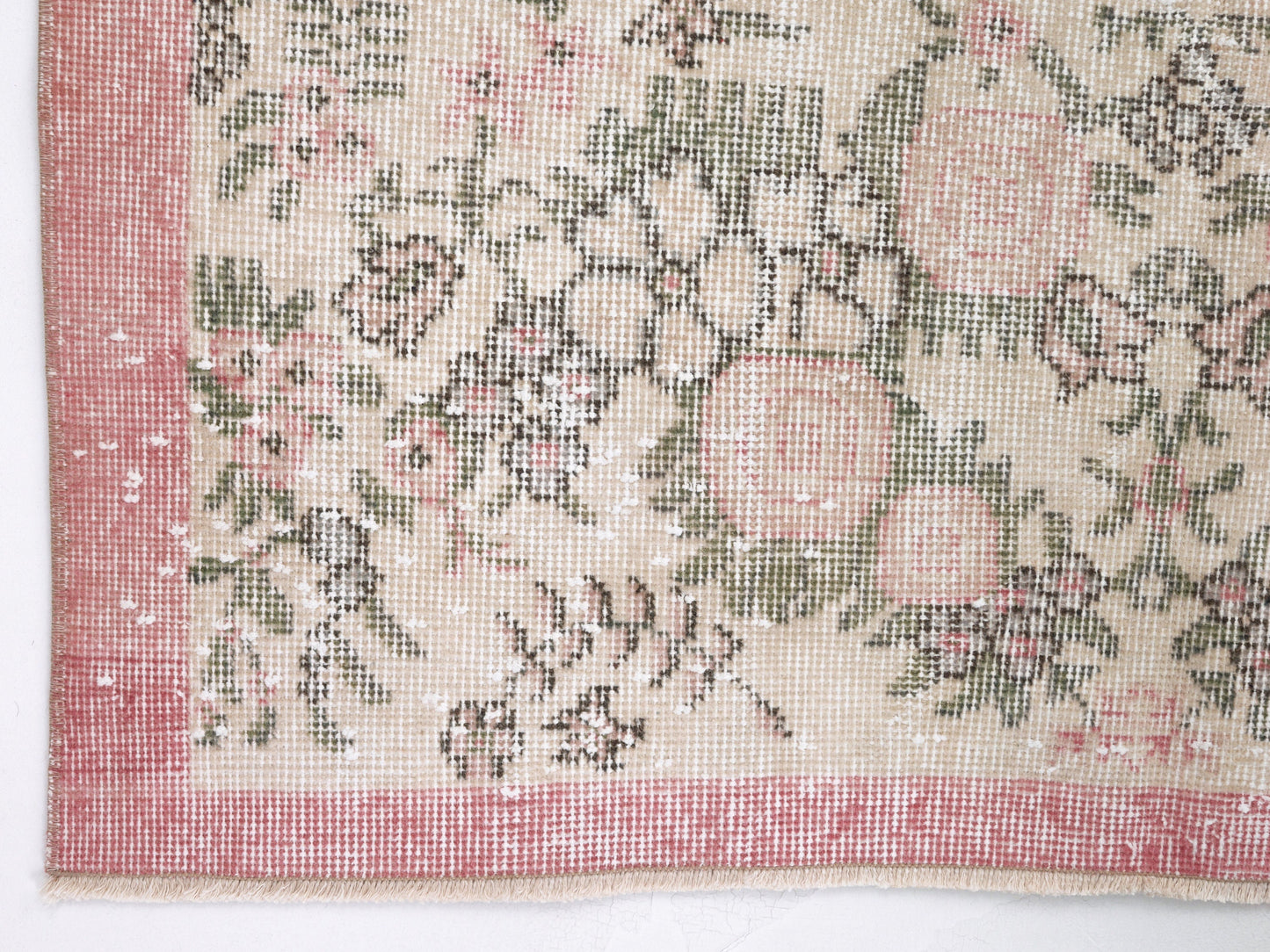 Turkish Rug 4x7, Oushak Area Rug, Vintage Handmade Unique Rug, Carpet Rug, Living Room Rug, Bohemian Rug, Anatolia Eclectic Rug, 10345