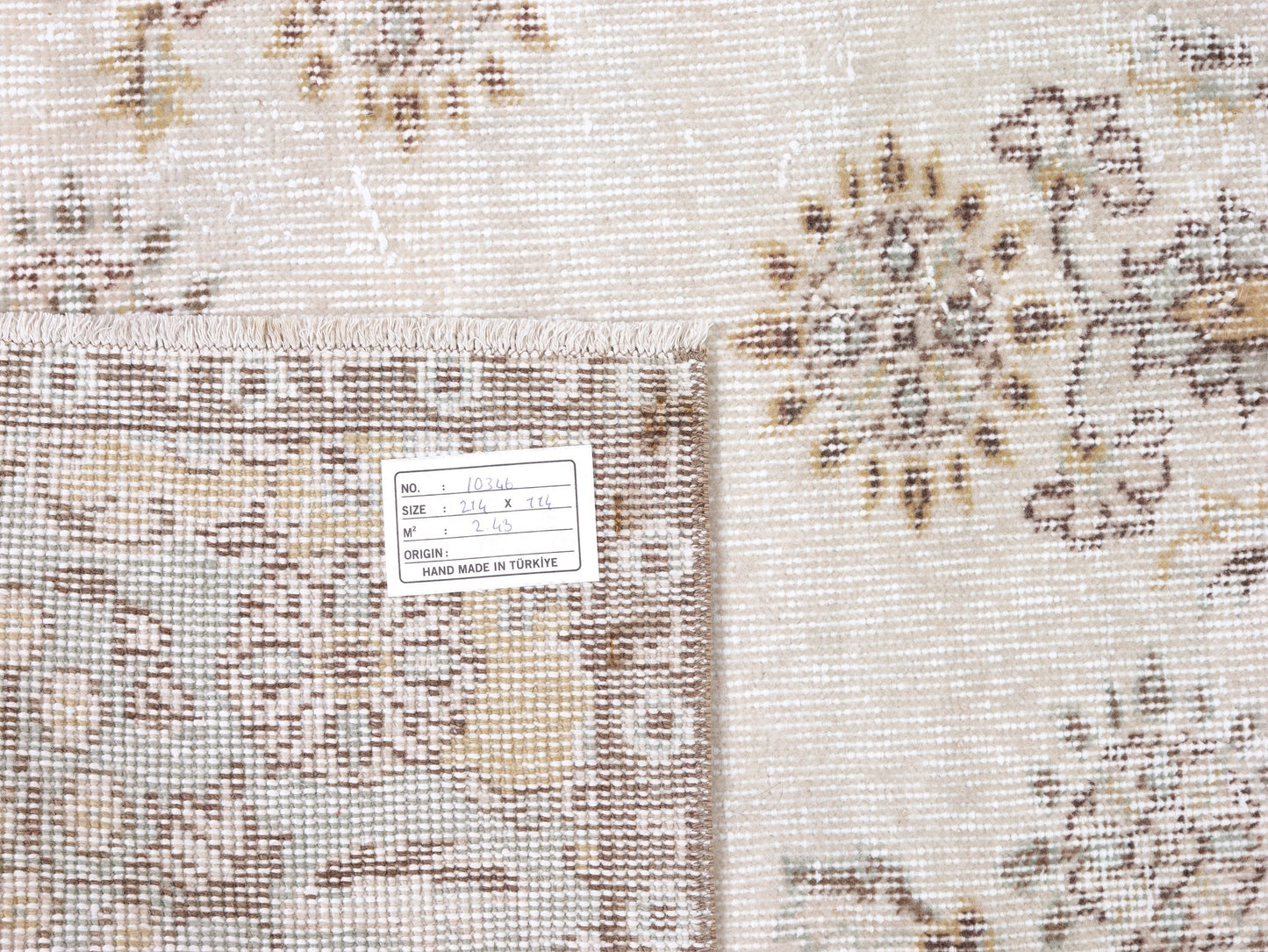 Handmade Rug, Vintage Rug, Turkish Rug, Oushak Rug, Carpet Rug, Primitive Rug, Rustic Rug, Turkey Rug, Area Rug, Neutral Rug, Rug 4x7, 10346