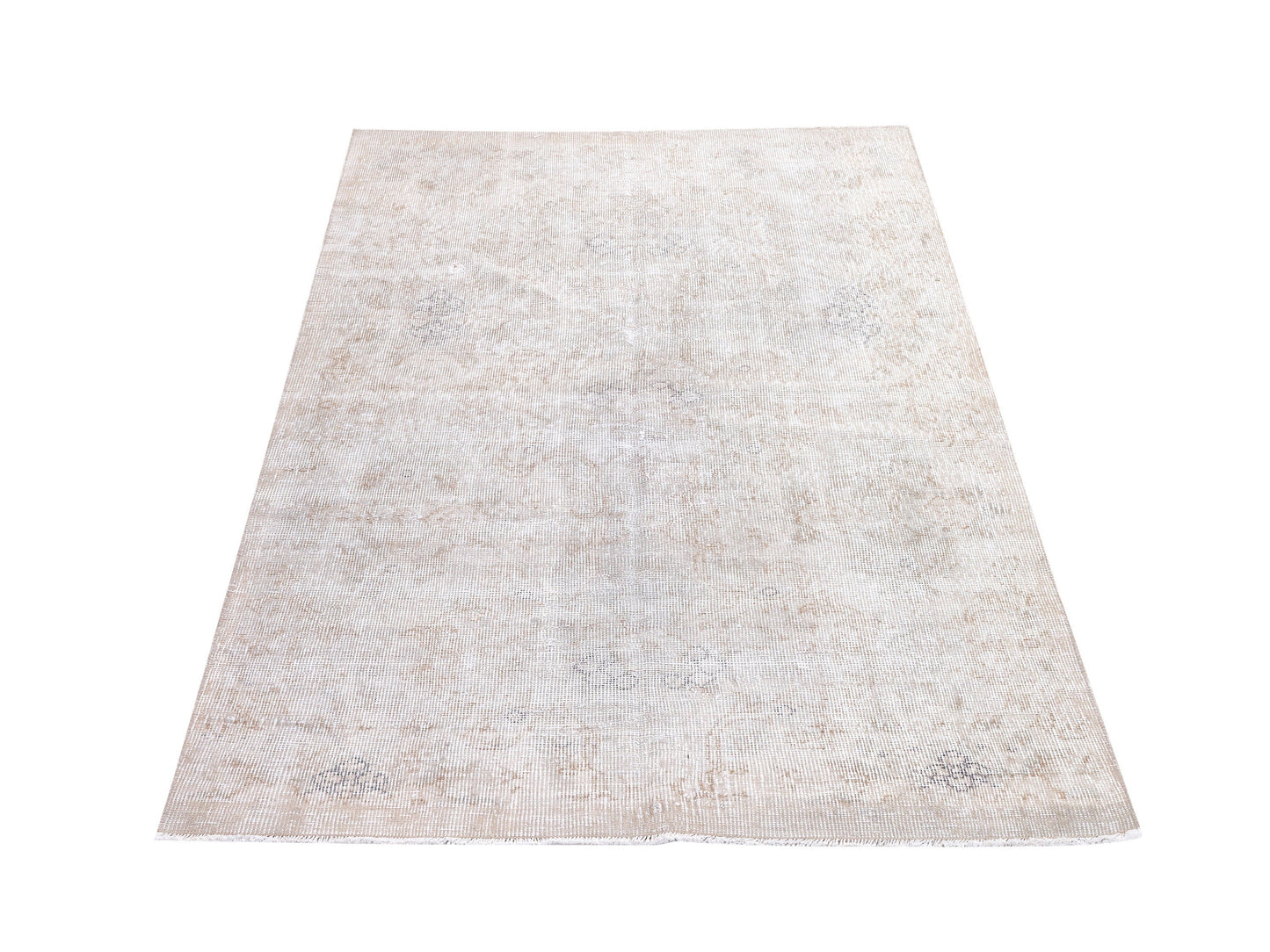 Turkish Rug Beige, Vintage Oushak Rug, Scandinavian Rug, Handmade Area Faded Rug, Neutral Floor Rug, Carpet Rug, Turkey Rug, Rug 4x7, 10347