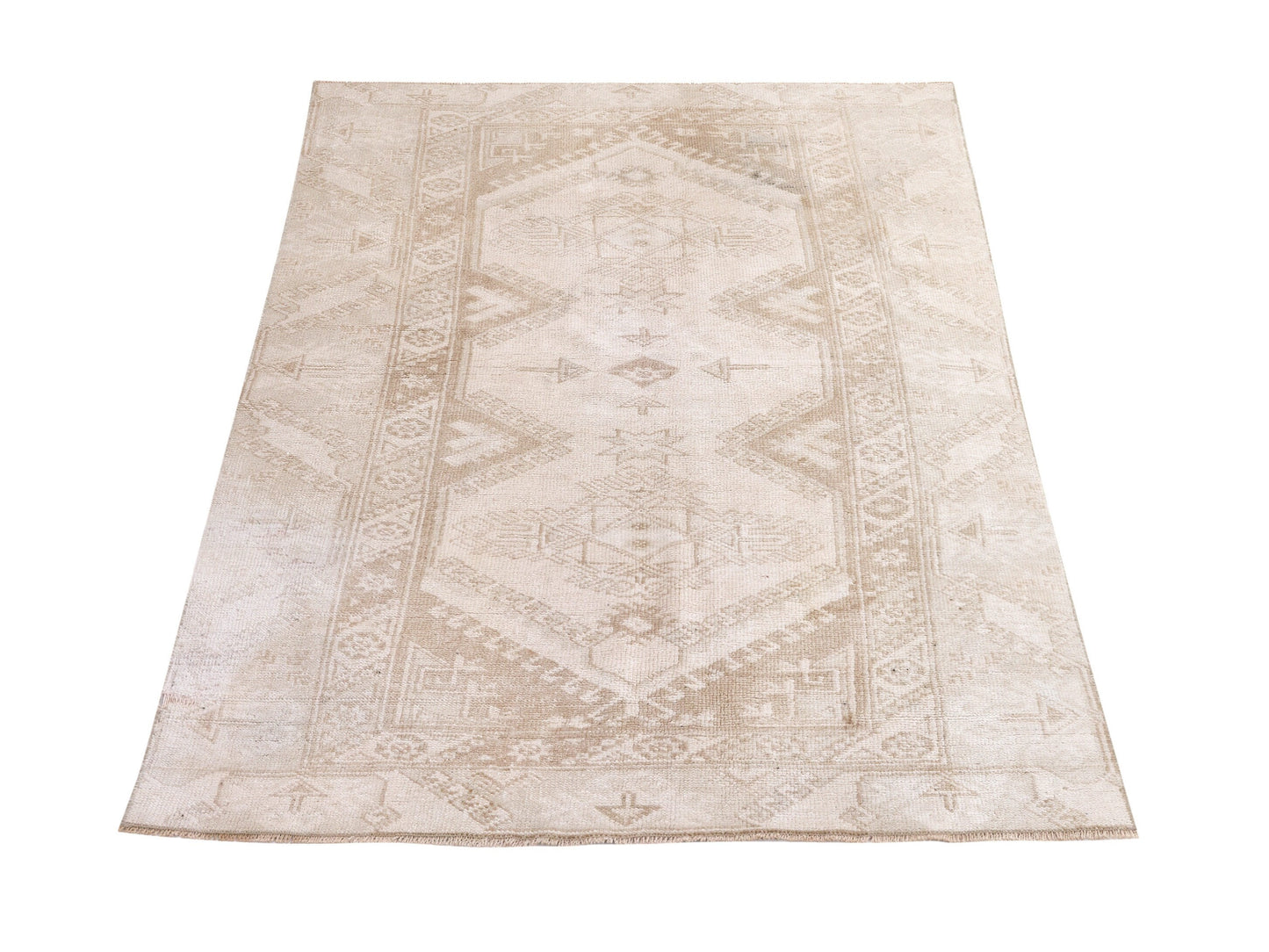 Oushak Rug, Turkish Handmade Rug, Vintage Rug 4x6, Area Anatolia Ethnic Rug, Turkey Rug, Scandinavian Rug, Bedroom Rug, Carpet Rug, 10355