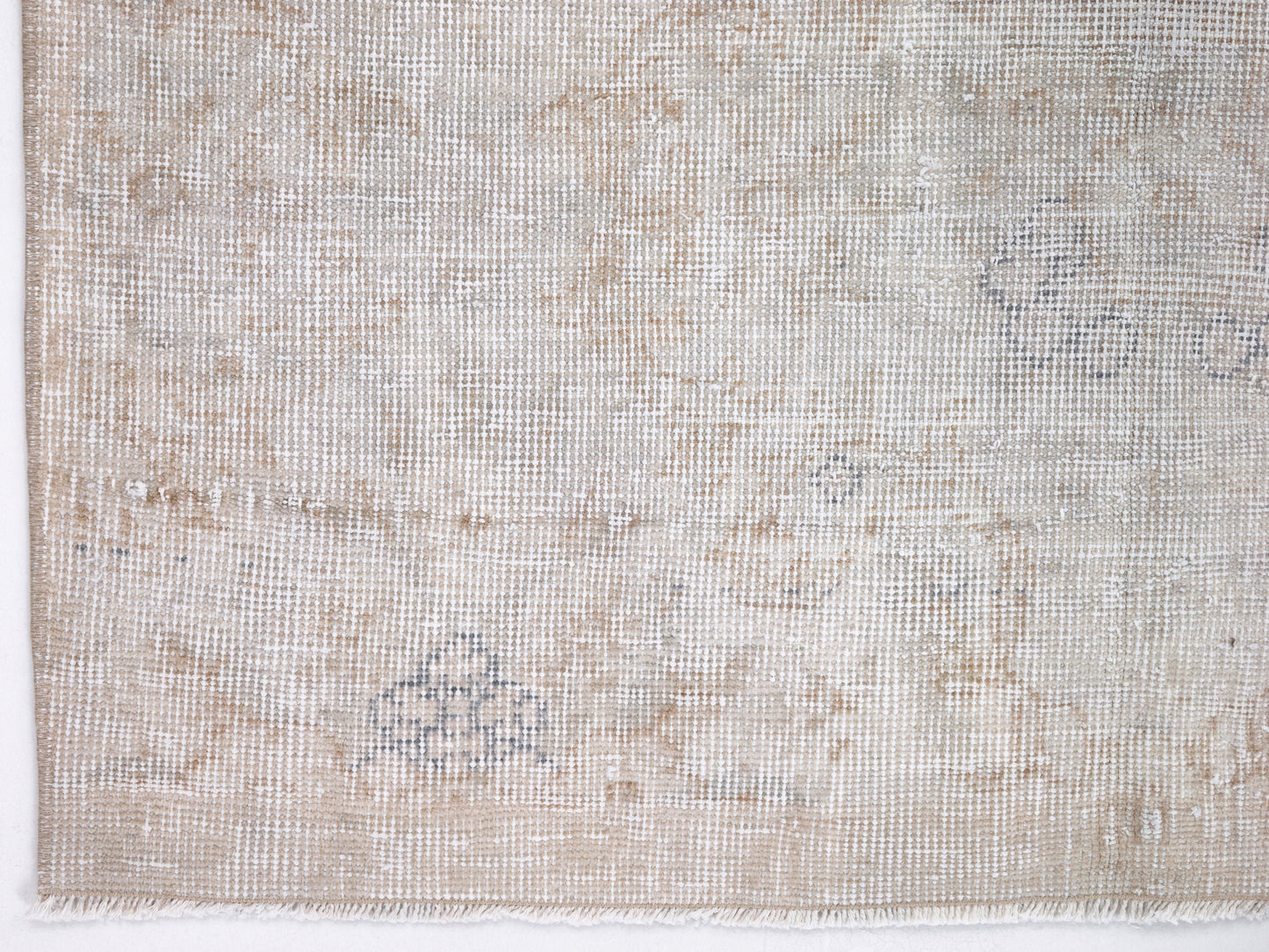 Turkish Rug Beige, Vintage Oushak Rug, Scandinavian Rug, Handmade Area Faded Rug, Neutral Floor Rug, Carpet Rug, Turkey Rug, Rug 4x7, 10347