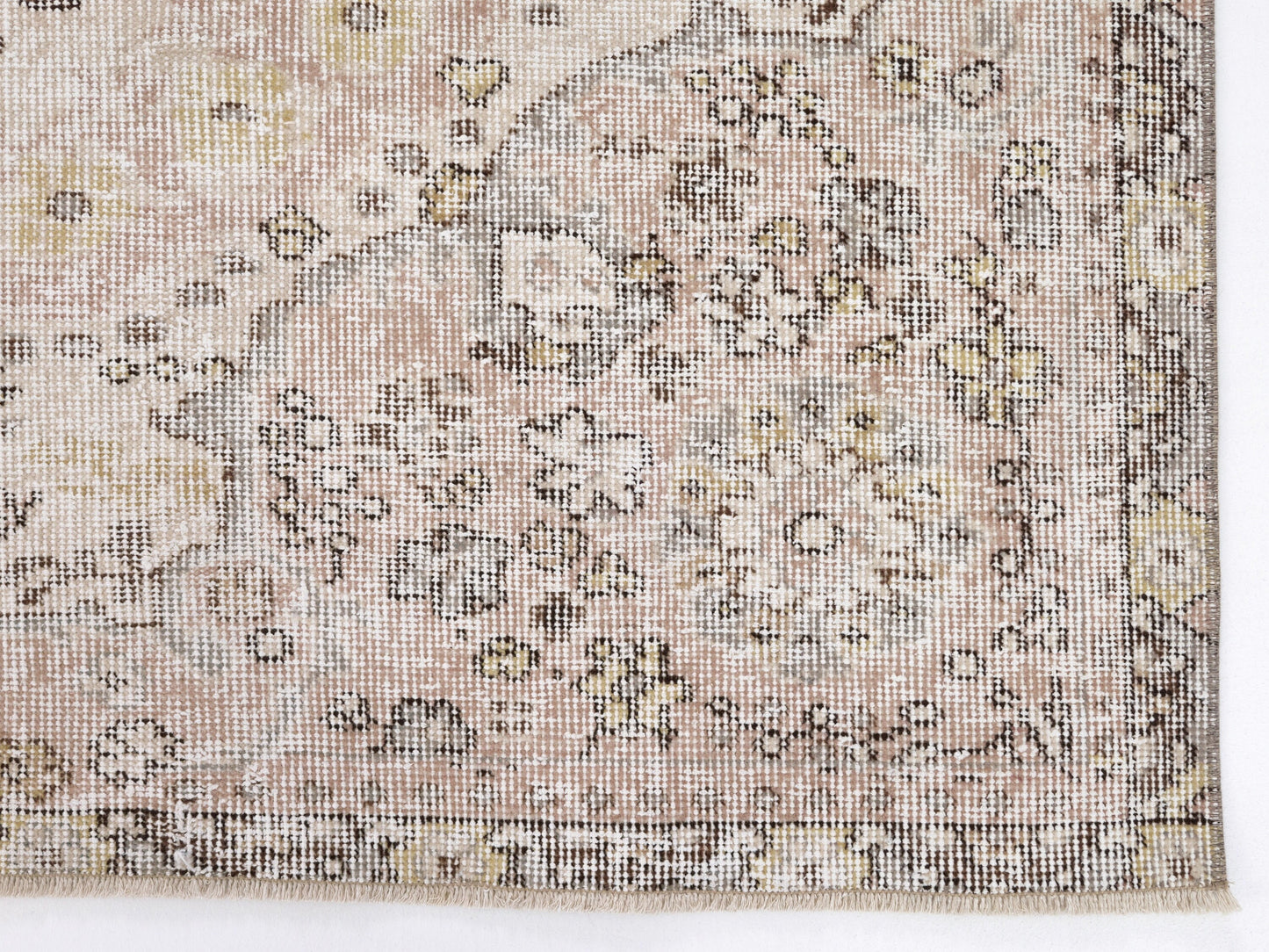 Primitive Rug, Oushak Handmade Rug, Area Faded Rug, Turkish Antique Rustic Rug, Wool Rug, Vintage Muted Rug, Kid Room Rug, Rug 5x9, 10356