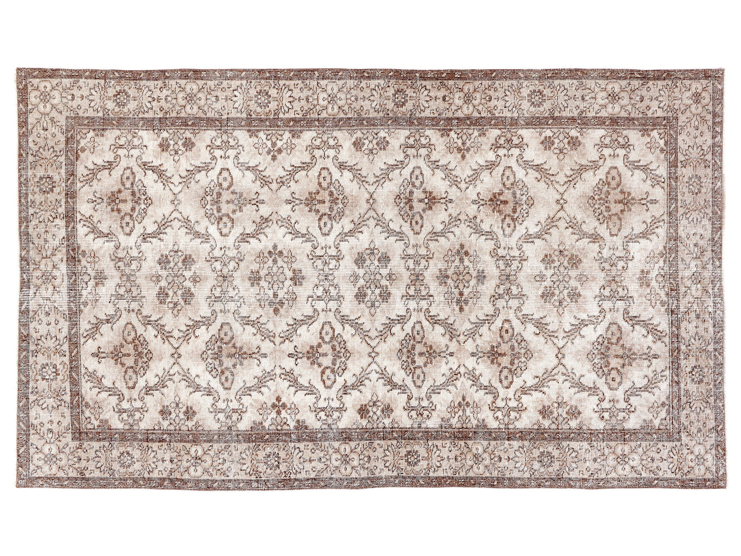 Oushak Area Rug, Handmade Unique Rug, Turkish Vintage Rug, Bohemian Antique Rug, Neutral Floor Eclectic Rug, Turkey Rug, Rug 5x8, 10367