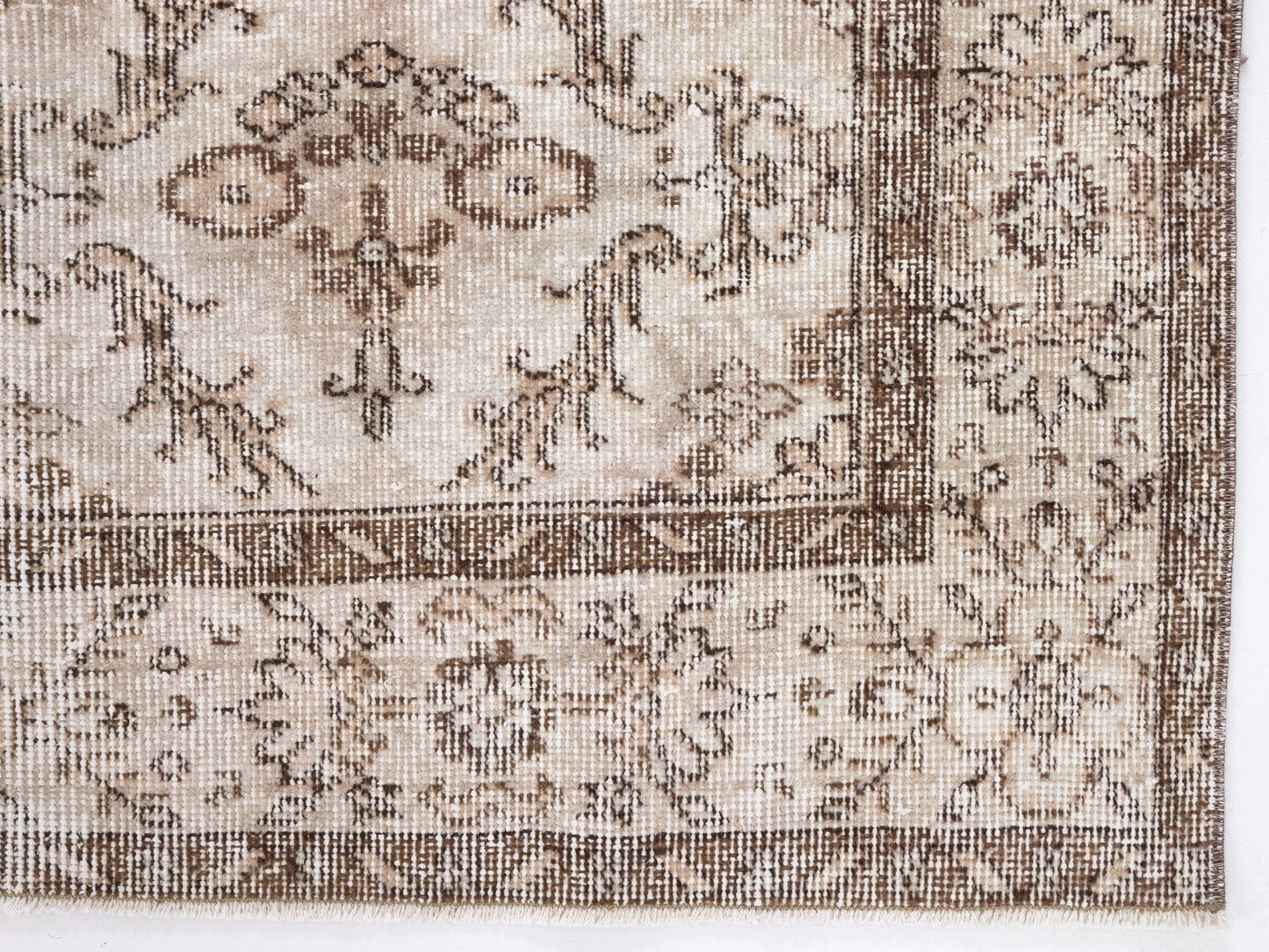 Oushak Area Rug, Handmade Unique Rug, Turkish Vintage Rug, Bohemian Antique Rug, Neutral Floor Eclectic Rug, Turkey Rug, Rug 5x8, 10367