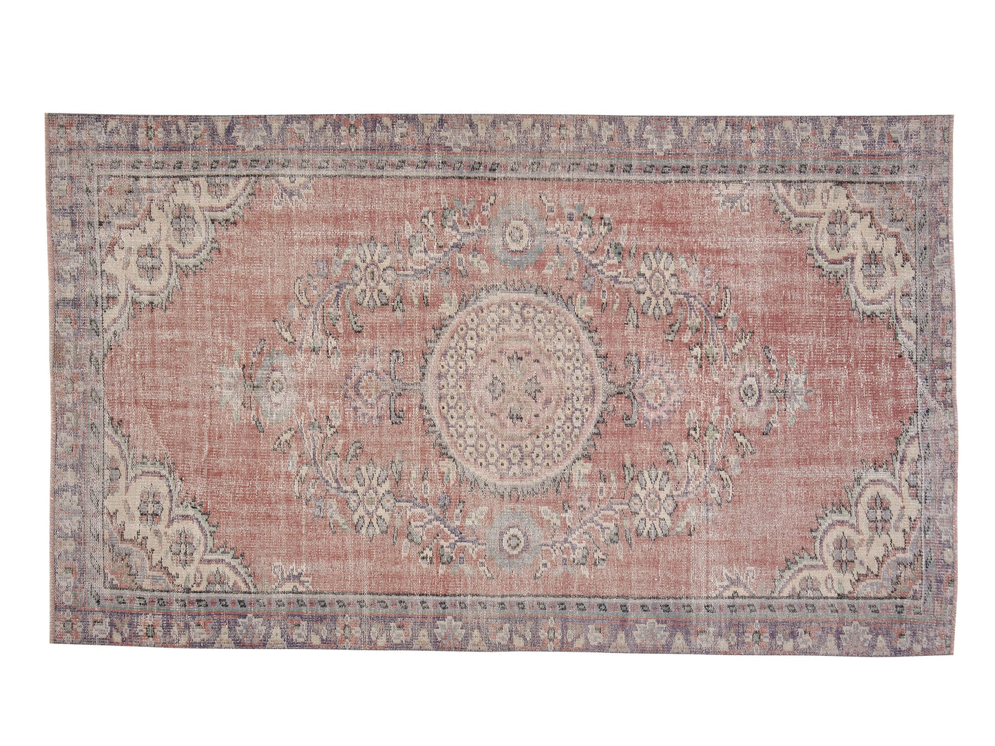 Handmade Area Rug, Vintage Oushak Antique Rug, Turkish Eclectic Rug, Living Room Rug, Anatolia Rug, Bohemian Rug, Turkey Rug, Rug 5x7, 12068