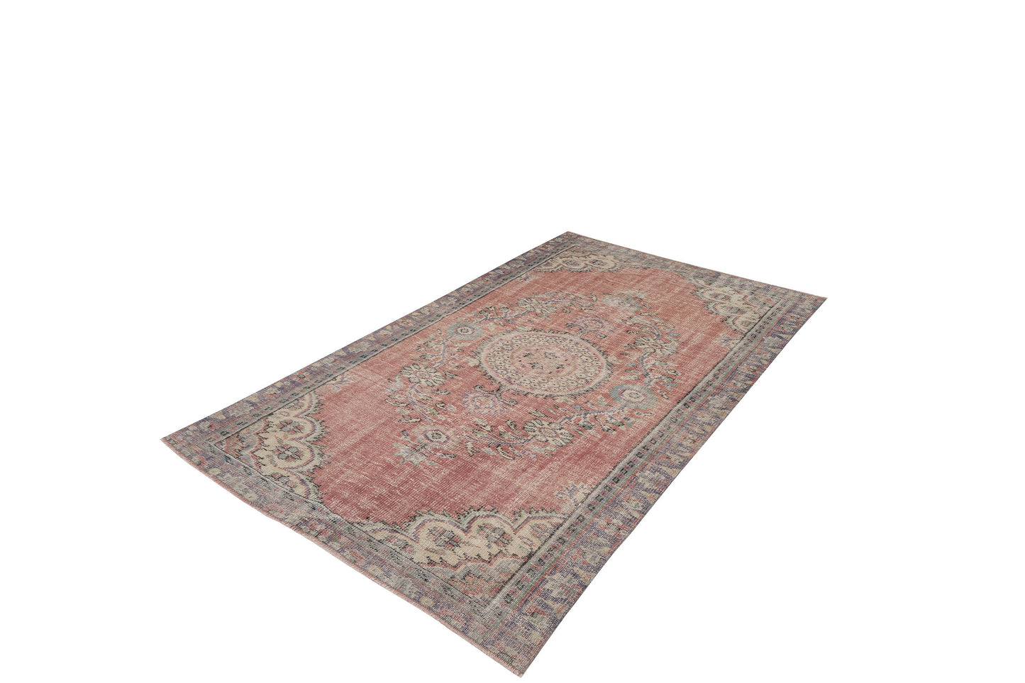 Handmade Area Rug, Vintage Oushak Antique Rug, Turkish Eclectic Rug, Living Room Rug, Anatolia Rug, Bohemian Rug, Turkey Rug, Rug 5x7, 12068
