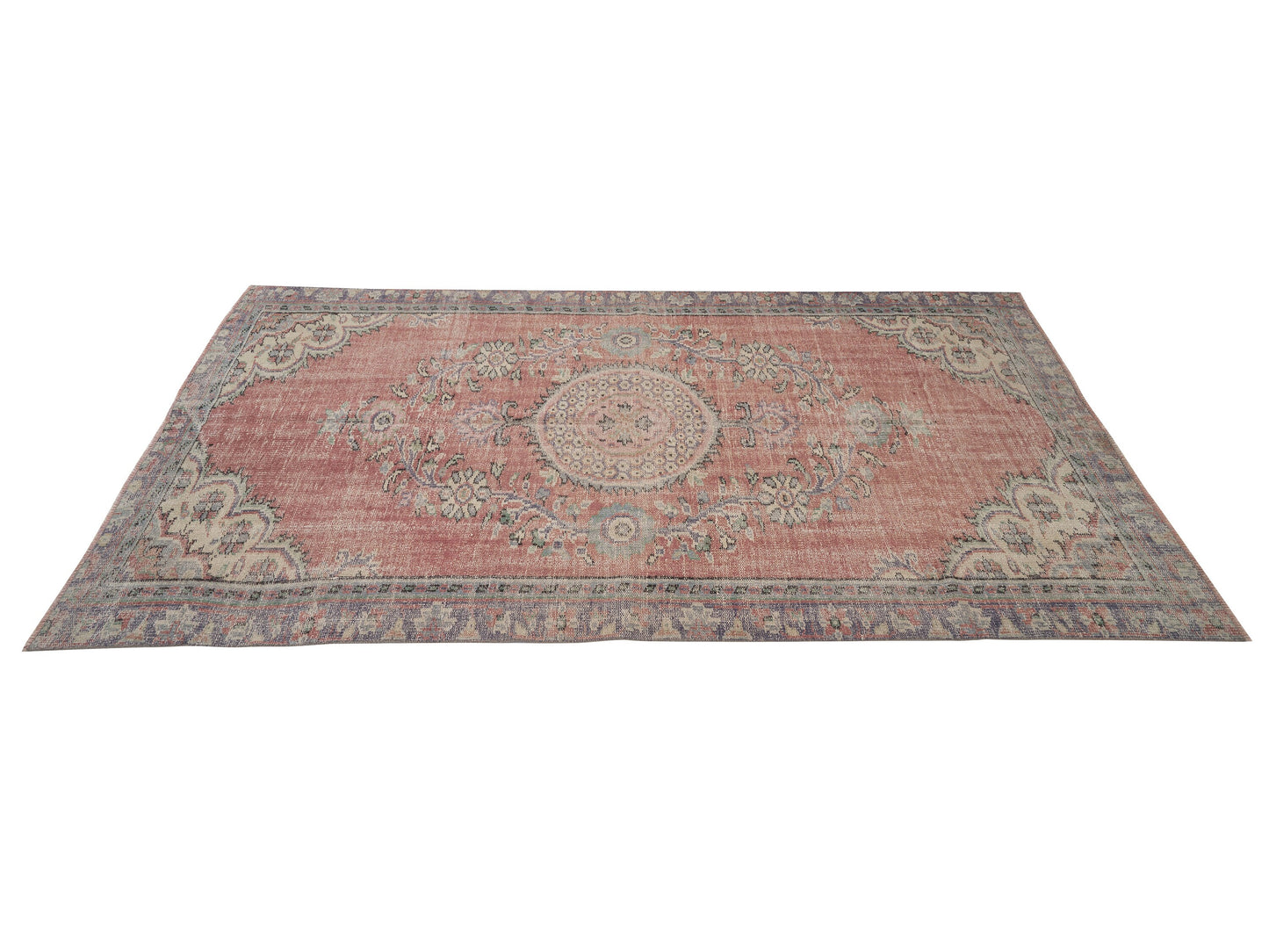 Handmade Area Rug, Vintage Oushak Antique Rug, Turkish Eclectic Rug, Living Room Rug, Anatolia Rug, Bohemian Rug, Turkey Rug, Rug 5x7, 12068
