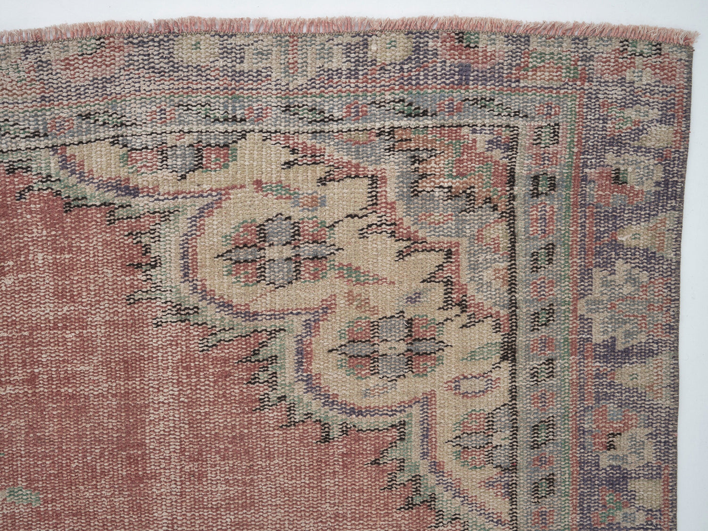 Handmade Area Rug, Vintage Oushak Antique Rug, Turkish Eclectic Rug, Living Room Rug, Anatolia Rug, Bohemian Rug, Turkey Rug, Rug 5x7, 12068