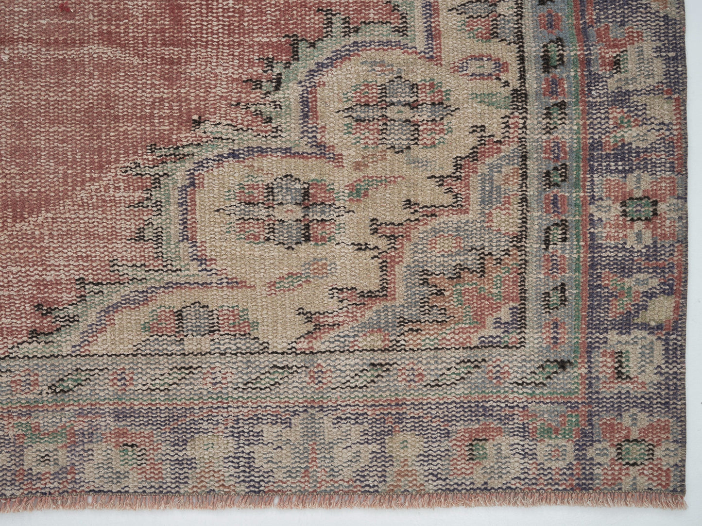 Handmade Area Rug, Vintage Oushak Antique Rug, Turkish Eclectic Rug, Living Room Rug, Anatolia Rug, Bohemian Rug, Turkey Rug, Rug 5x7, 12068