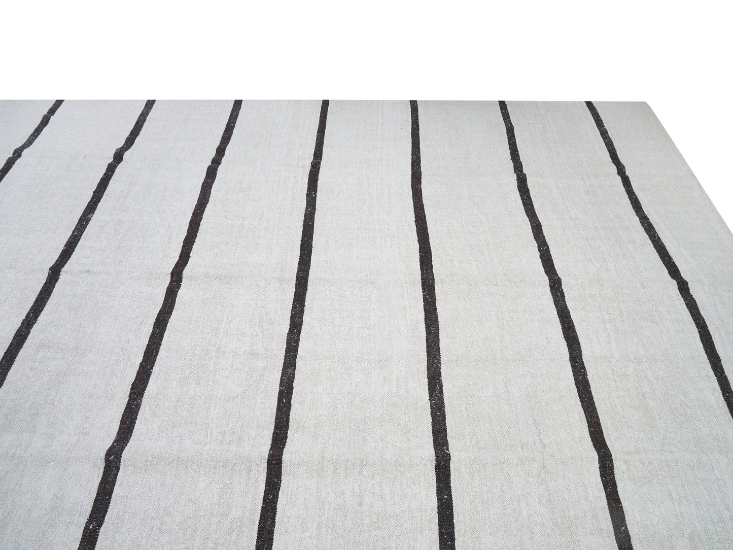 Striped Kilim Rug, White Kilim Rug, Turkish Kilim, Vintage Kilim, Large Rug, Kilim Rug 10x12, Area Kilim Rug, Oversize Rug, Hemp Rug, 12233