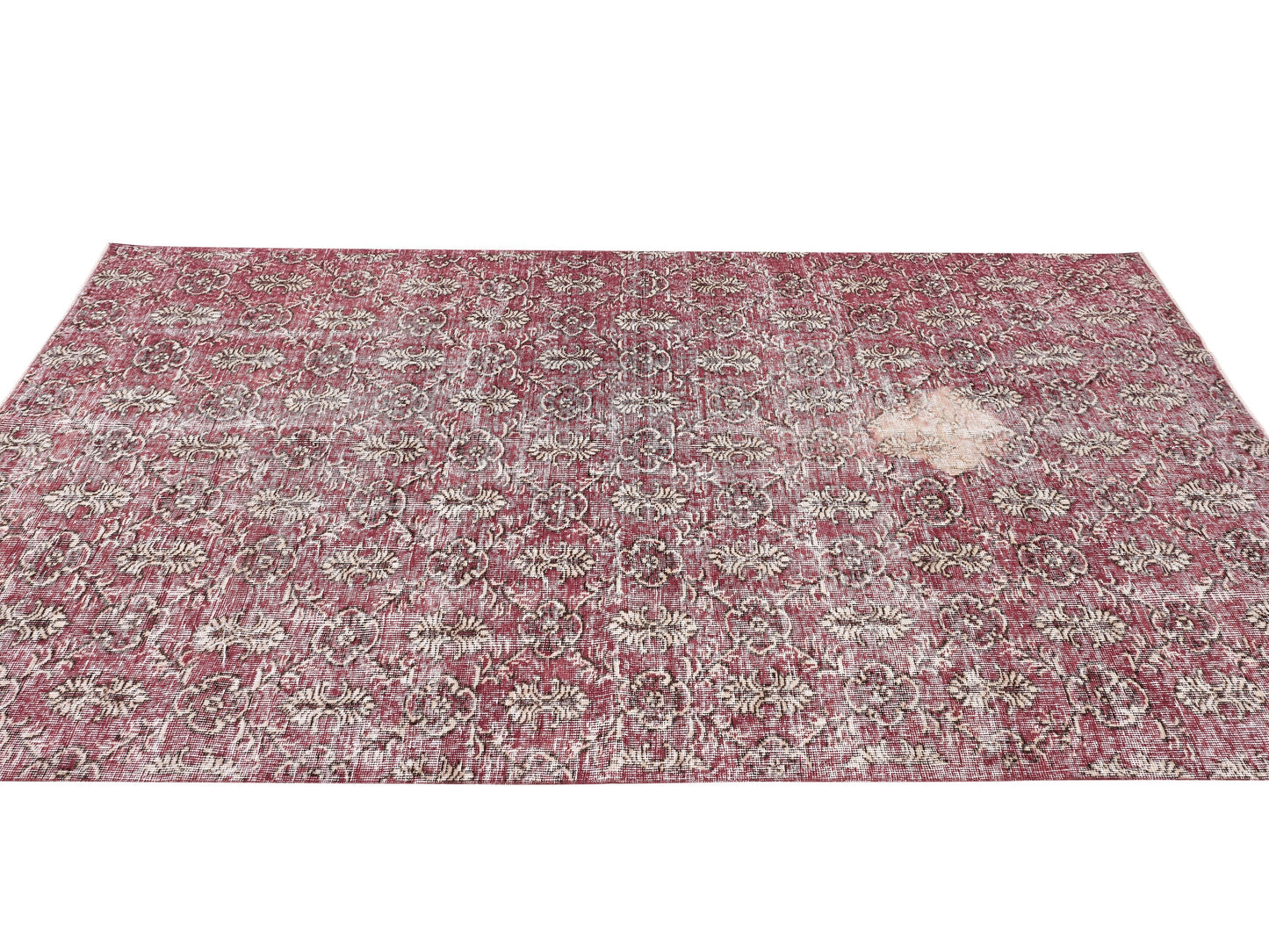 Bohemian Rug, Turkish Rug 5x9, Vintage Handmade Rug, Oushak Area Unique Rug, Anatolia Faded Eclectic Rug, Living Room Rug, Turkey Rug, 10382