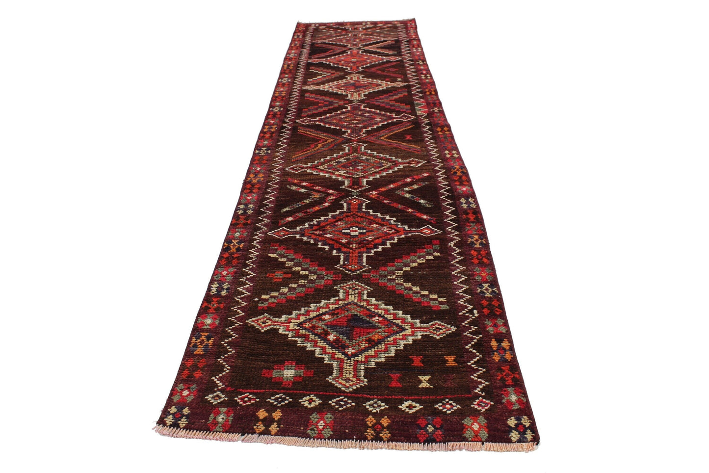 3x13 Runner Rug, Turkish Rug Runner, Oushak Runner, Vintage Runner, Hallway Rug, Handmade Runner rug, Kitchen Carpet Runner Rug, 6214