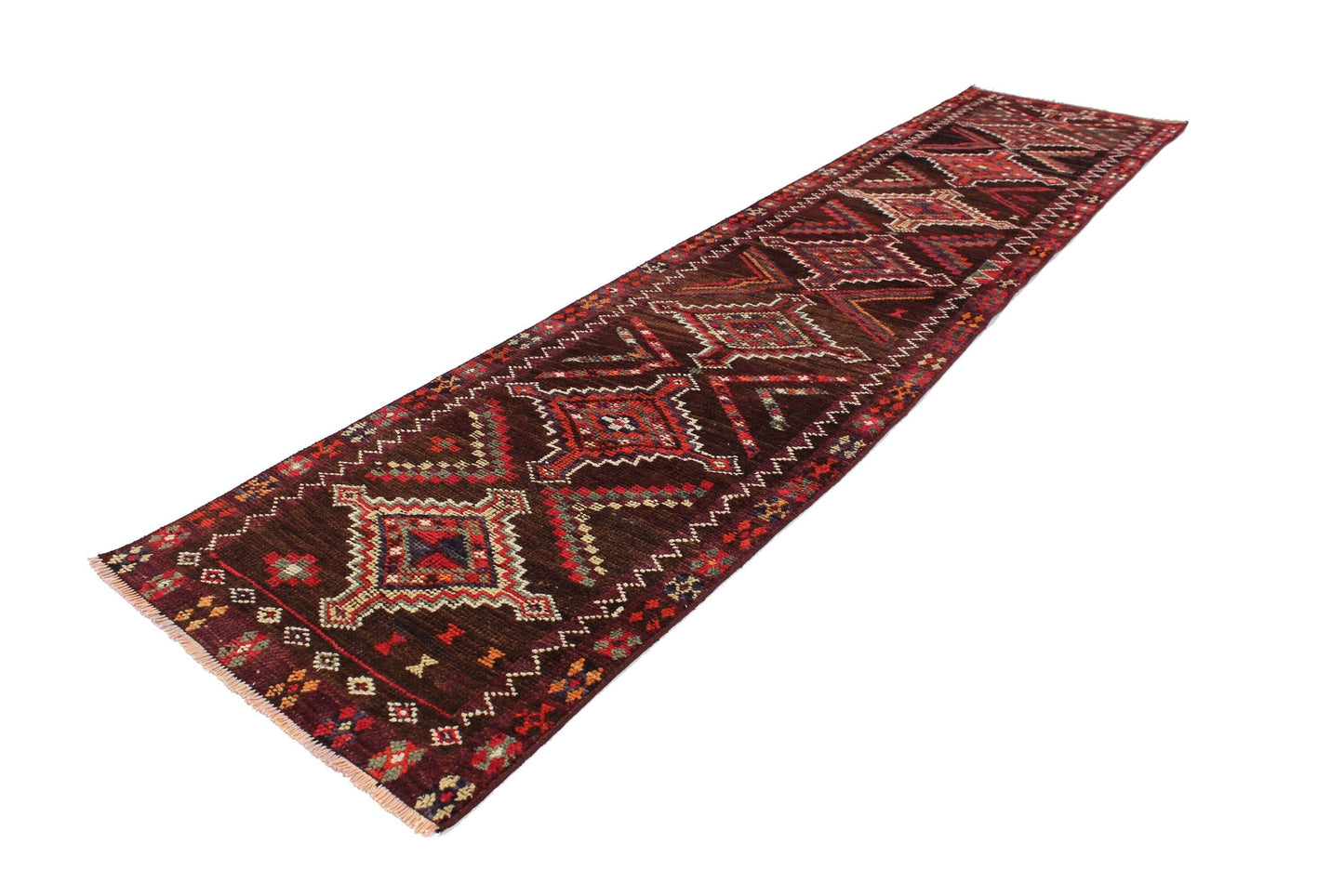 3x13 Runner Rug, Turkish Rug Runner, Oushak Runner, Vintage Runner, Hallway Rug, Handmade Runner rug, Kitchen Carpet Runner Rug, 6214