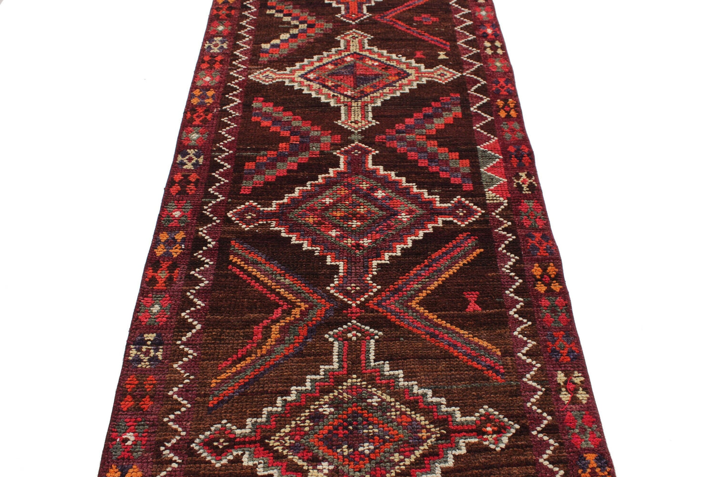 3x13 Runner Rug, Turkish Rug Runner, Oushak Runner, Vintage Runner, Hallway Rug, Handmade Runner rug, Kitchen Carpet Runner Rug, 6214