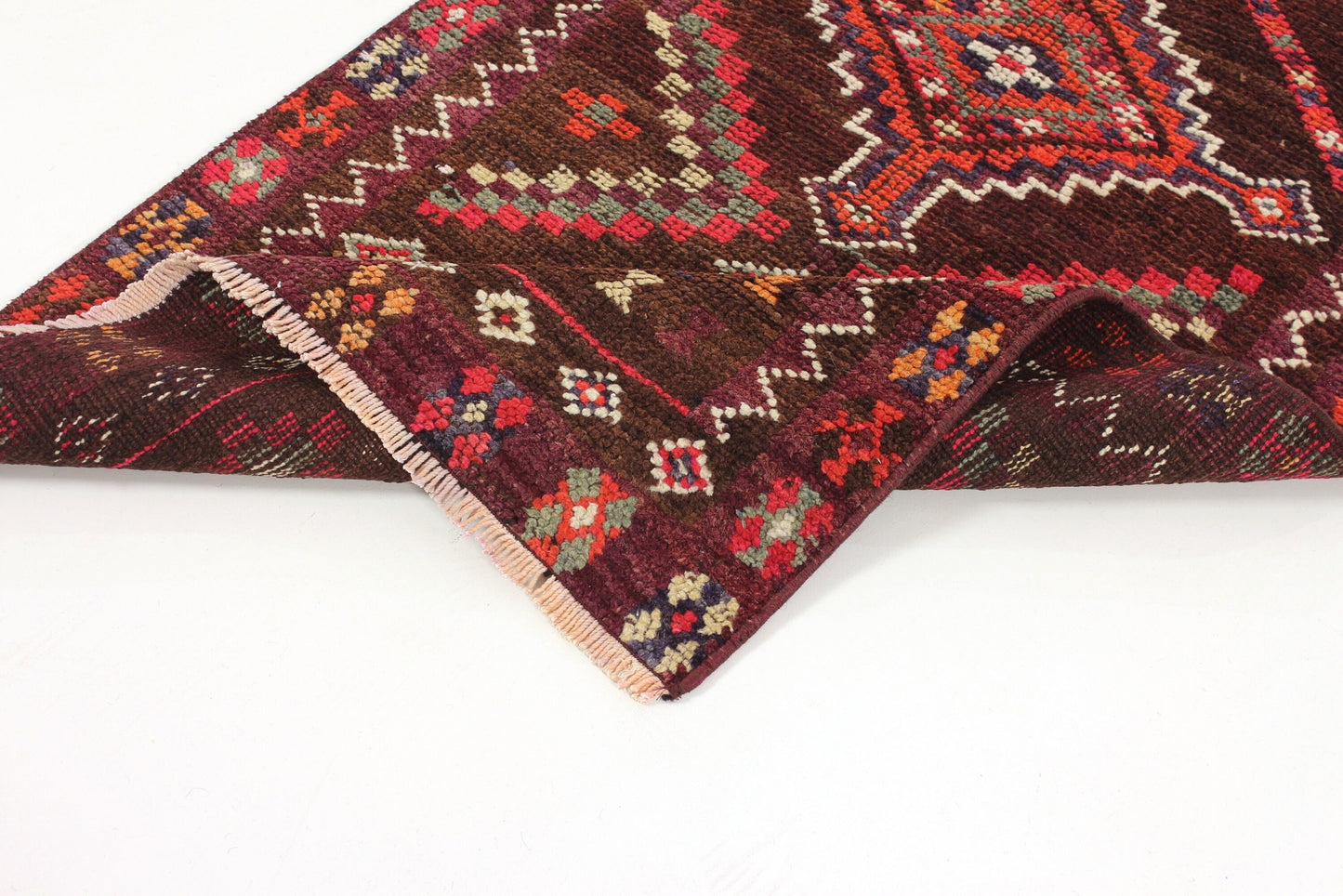 3x13 Runner Rug, Turkish Rug Runner, Oushak Runner, Vintage Runner, Hallway Rug, Handmade Runner rug, Kitchen Carpet Runner Rug, 6214