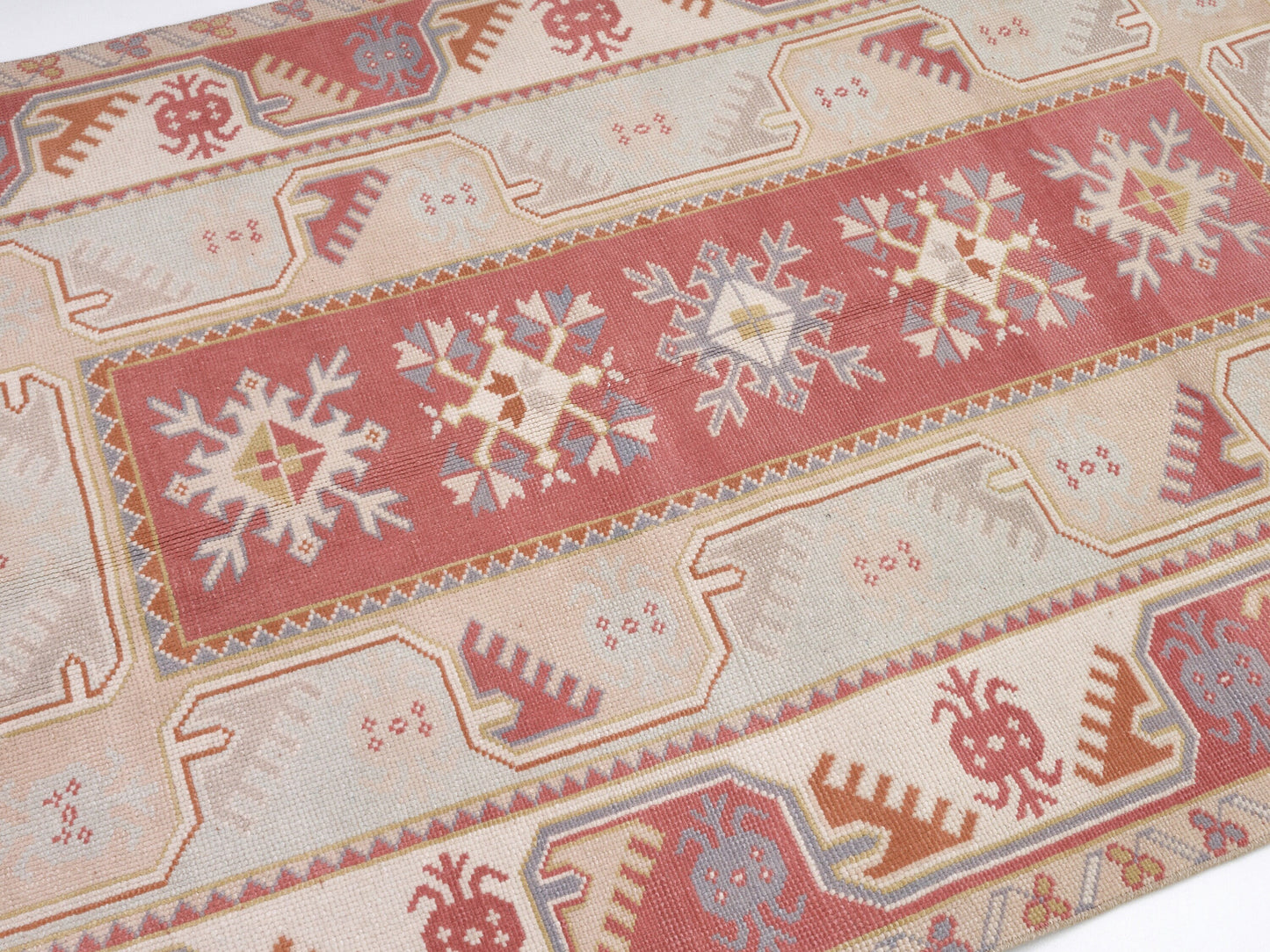 Handmade Area Rug, Vintage Oushak Rug, Turkish Antique Eclectic Rug, Carpet Rug, Living Room Rug, Bohemian Rug, Anatolia Rug, Rug 4x6, 10354