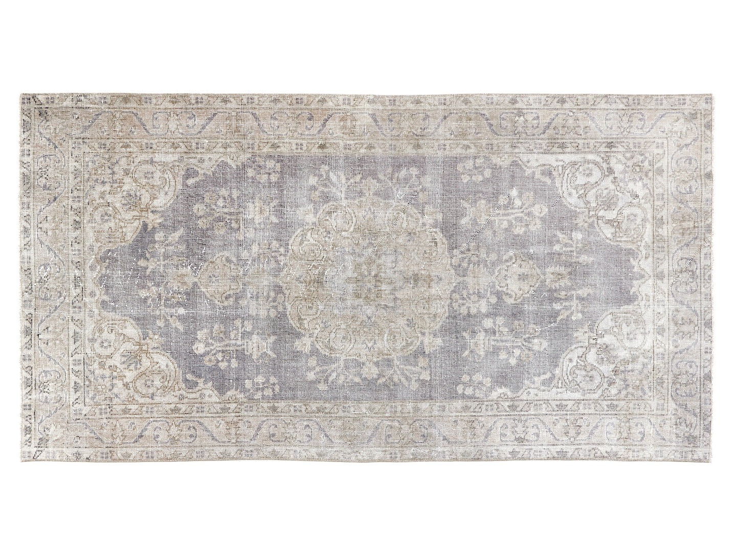 Oushak Rug, Vintage Rug 4x6, Turkish Handmade Unique Rug, Area Floor Rug, Neutral Muted Rug, Turkey Rug, Living Room Rug, Carpet Rug, 10348