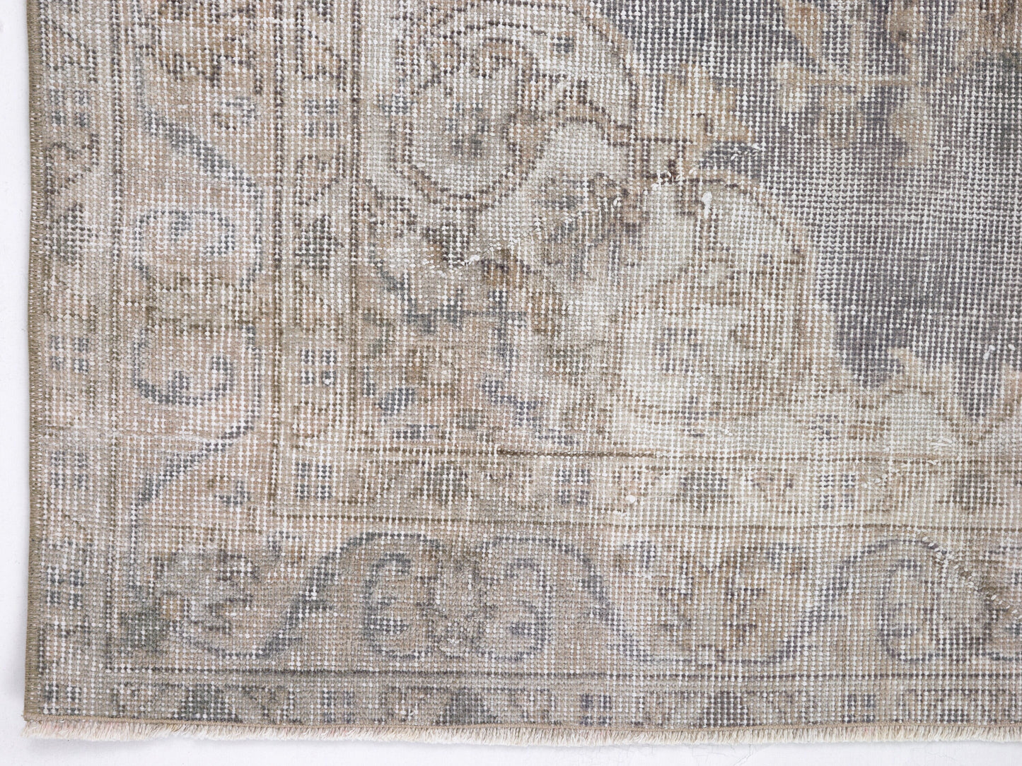 Oushak Rug, Vintage Rug 4x6, Turkish Handmade Unique Rug, Area Floor Rug, Neutral Muted Rug, Turkey Rug, Living Room Rug, Carpet Rug, 10348