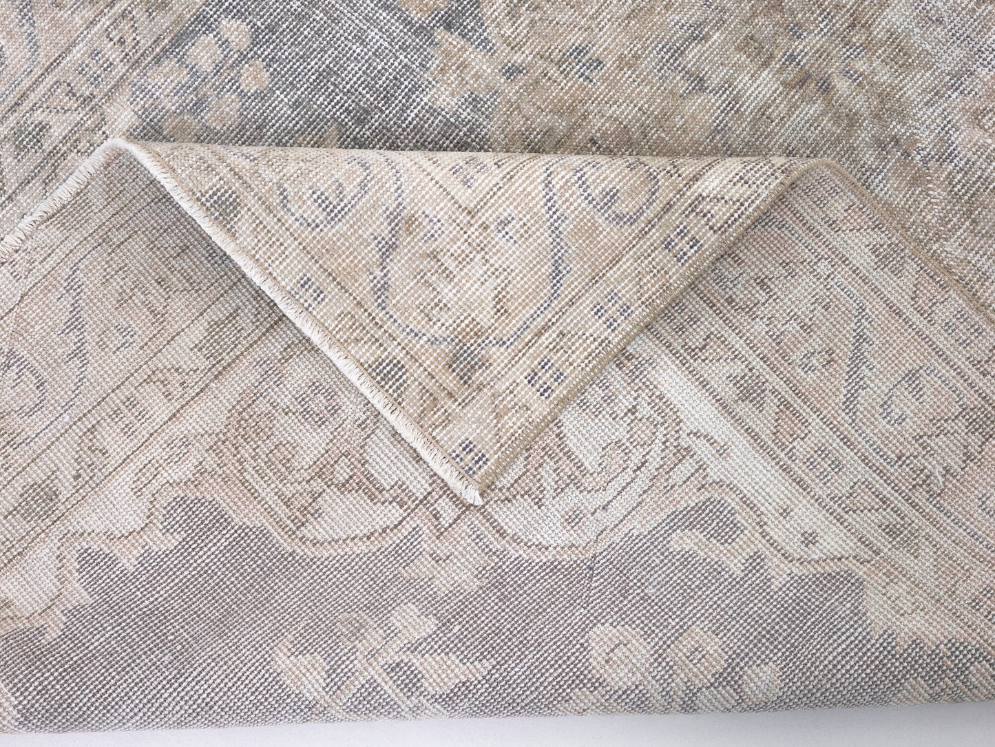 Oushak Rug, Vintage Rug 4x6, Turkish Handmade Unique Rug, Area Floor Rug, Neutral Muted Rug, Turkey Rug, Living Room Rug, Carpet Rug, 10348