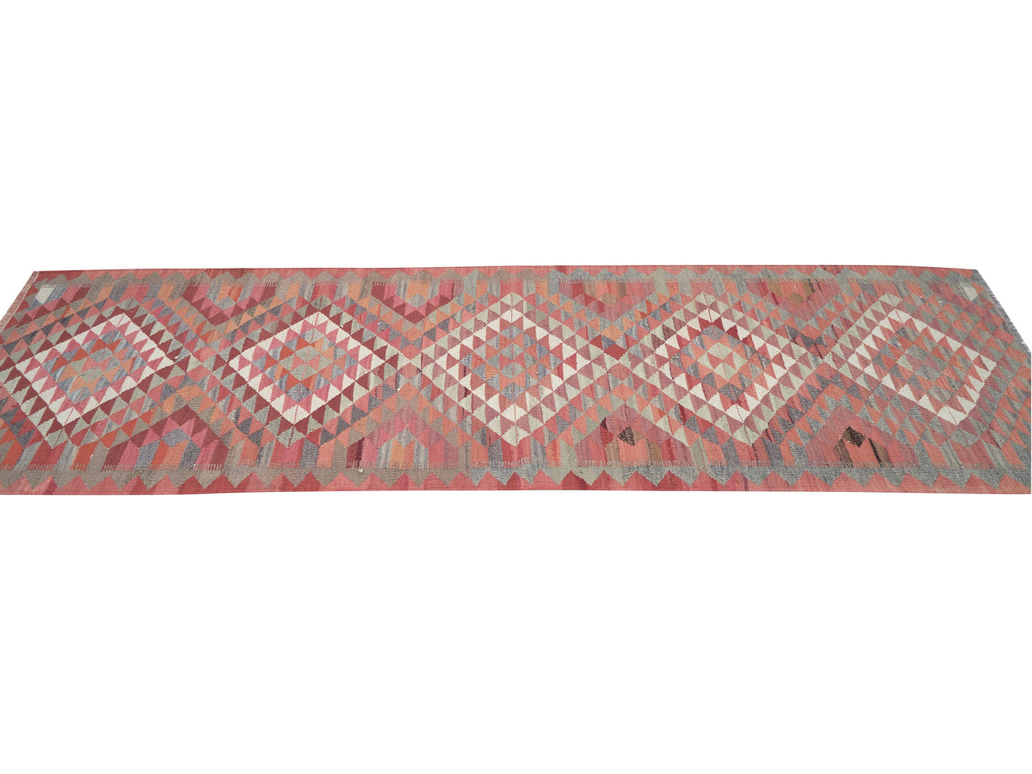 Oushak Runner, Vintage Runner, Turkish Runner, Handmade Runner Rug, Anatolia Rug, Hallway Runner, Kilim Runner, Runner Rug 3x10, 11299
