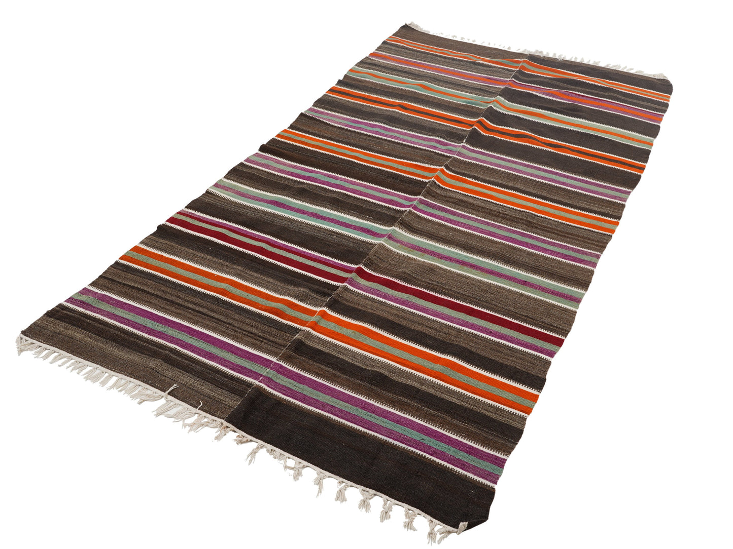 Turkish Handmade Kilim Rug, Vintage Eclectic Kilim Rug, Area Antique Kilim Rug, Living Room Rug, Kilim Rug 5x9, Bohemian Rug, 12785