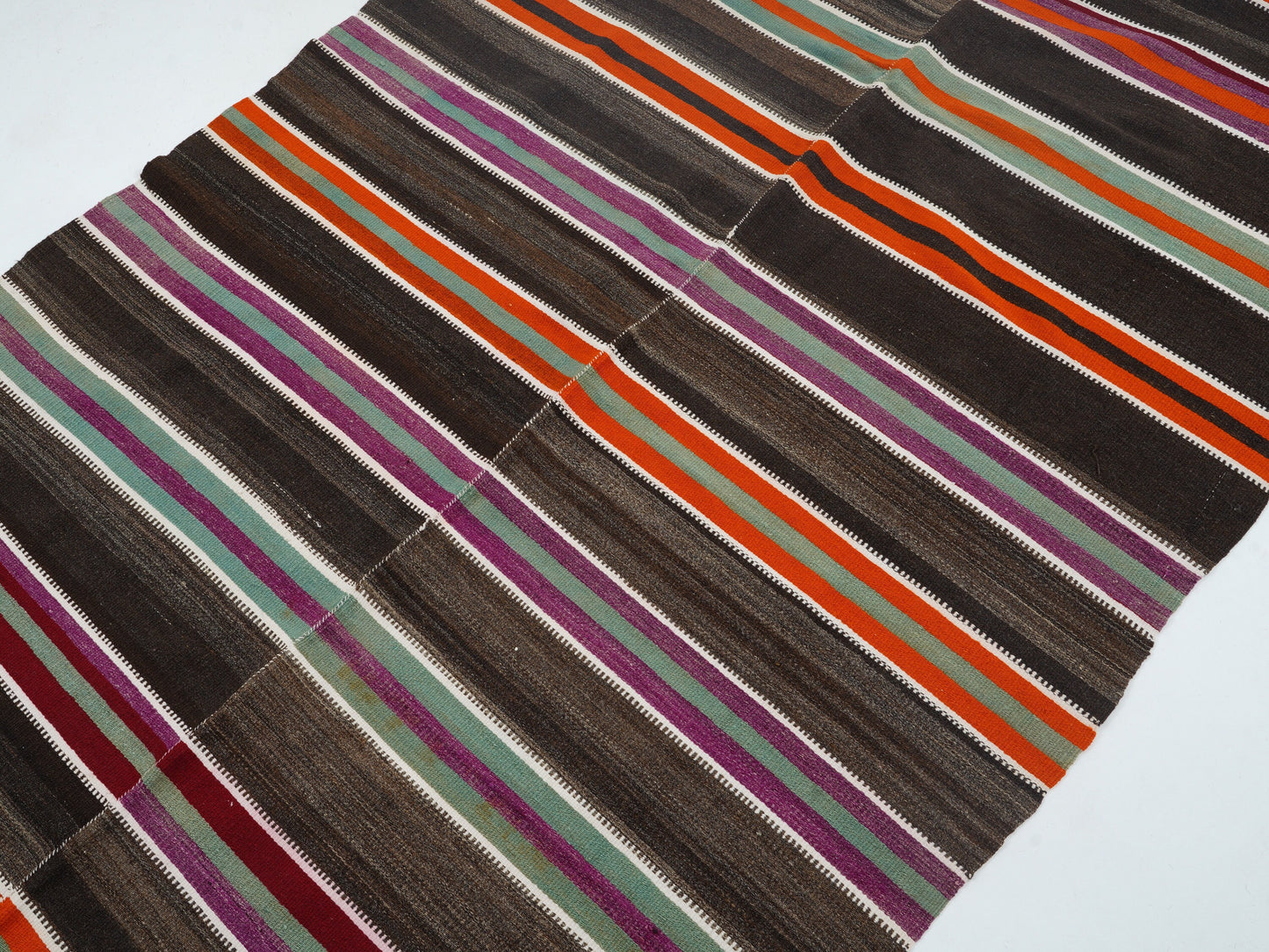 Turkish Handmade Kilim Rug, Vintage Eclectic Kilim Rug, Area Antique Kilim Rug, Living Room Rug, Kilim Rug 5x9, Bohemian Rug, 12785