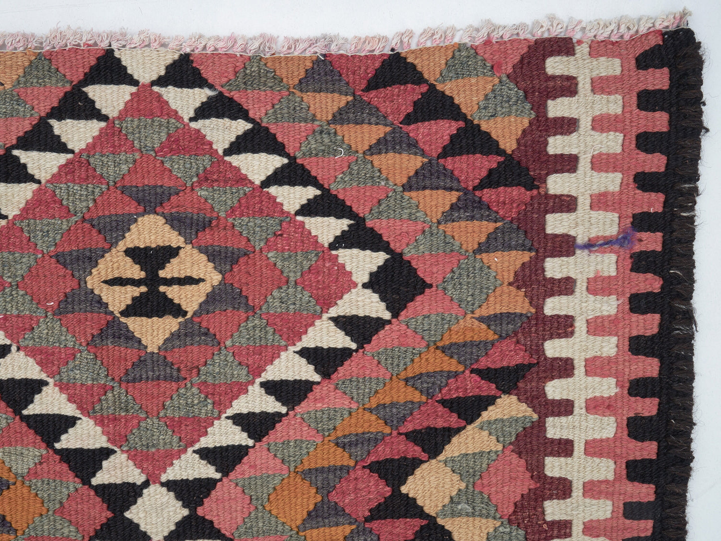 Handmade Runner Rug, Turkish Runner, Vintage Runner, Oushak Runner, Anatolia Rug, Hallway Runner, Bohemian Rug, Runner Rug 3x11, 11287