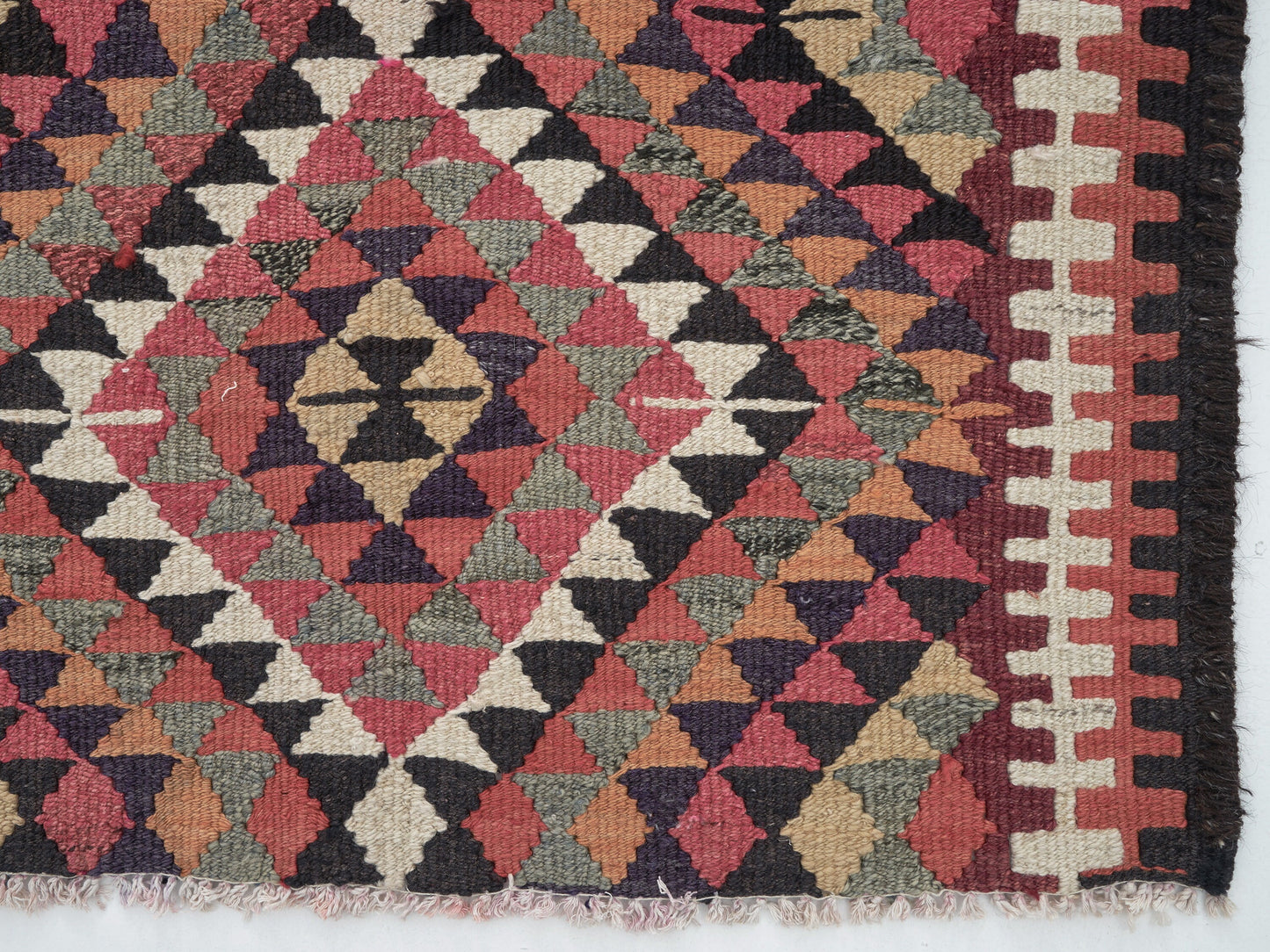 Handmade Runner Rug, Turkish Runner, Vintage Runner, Oushak Runner, Anatolia Rug, Hallway Runner, Bohemian Rug, Runner Rug 3x11, 11287