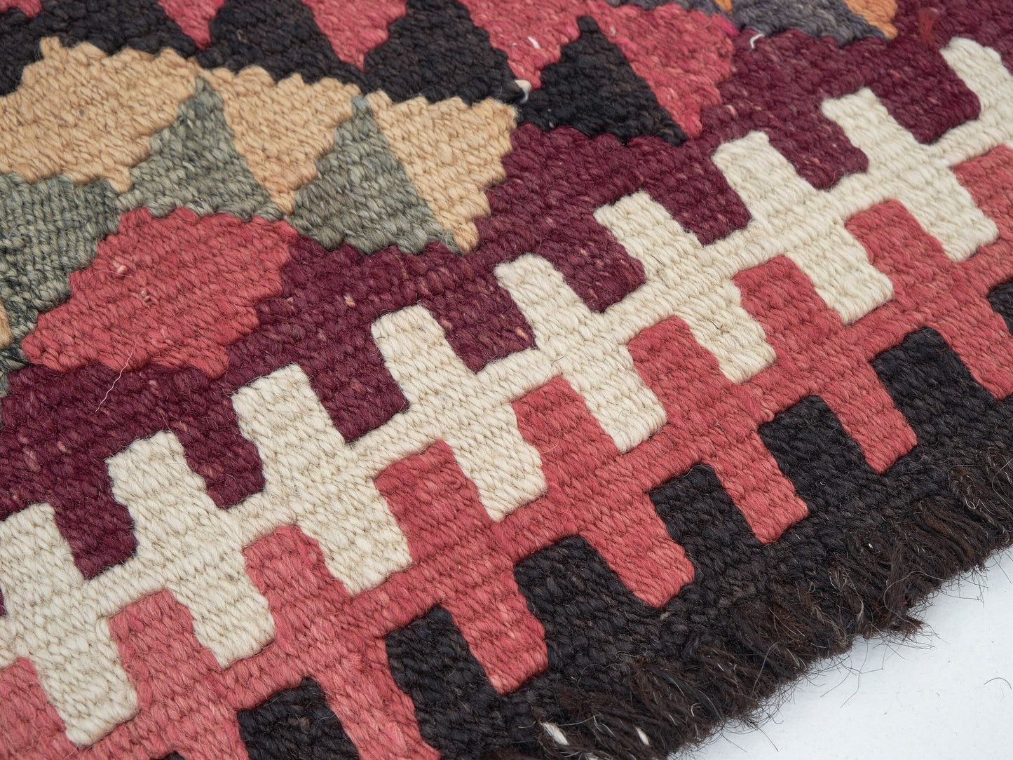 Handmade Runner Rug, Turkish Runner, Vintage Runner, Oushak Runner, Anatolia Rug, Hallway Runner, Bohemian Rug, Runner Rug 3x11, 11287