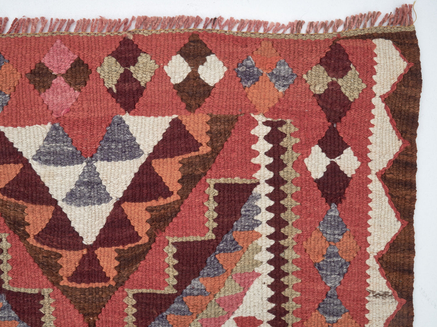 Turkish Oushak Runner Rug, Handmade Antique Runner Rug, Vintage Eclectic Runner Rug, Anatolia Rug, Hallway Runner, Rug Runner 3x8, 11286