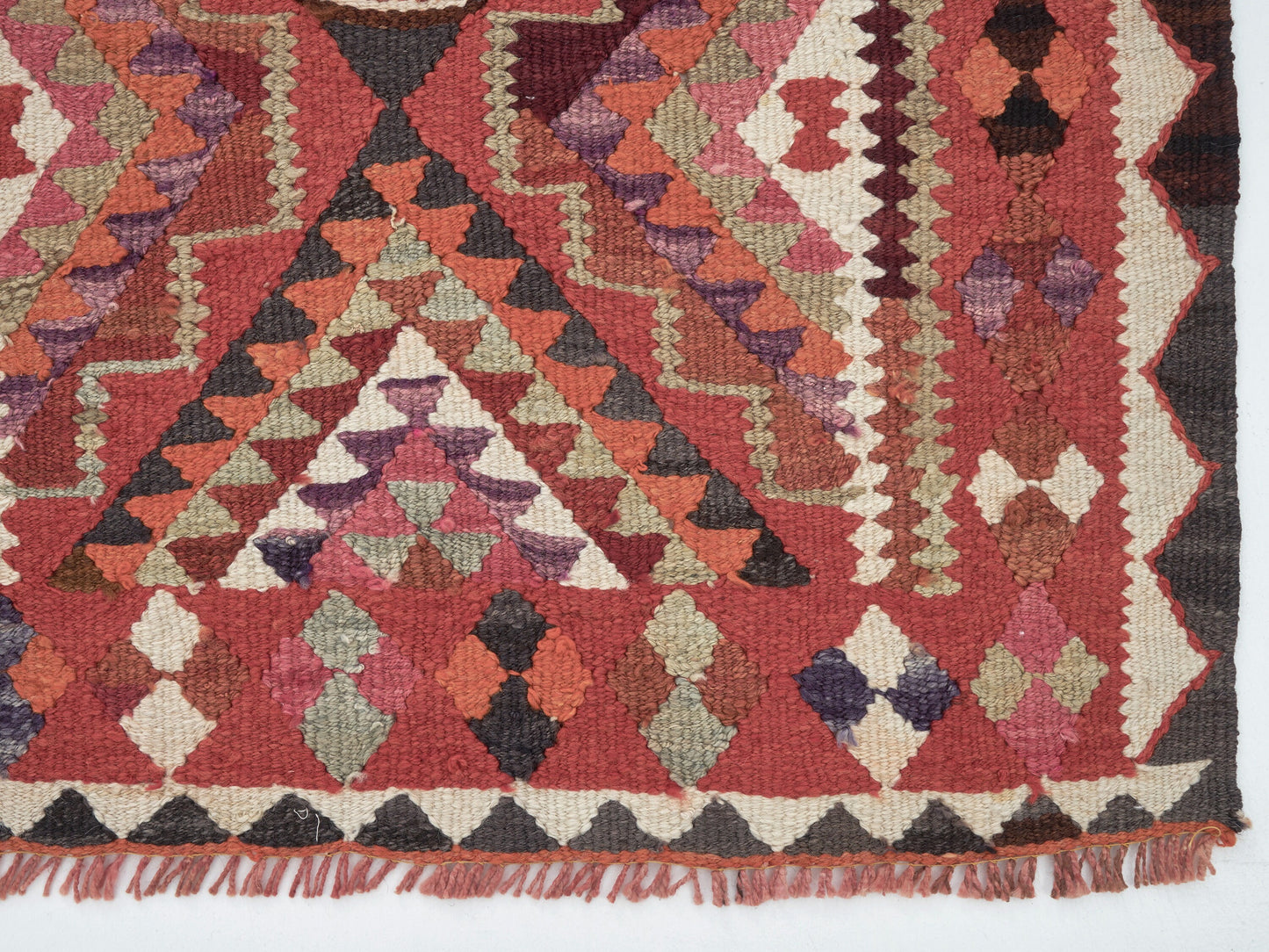 Turkish Oushak Runner Rug, Handmade Antique Runner Rug, Vintage Eclectic Runner Rug, Anatolia Rug, Hallway Runner, Rug Runner 3x8, 11286