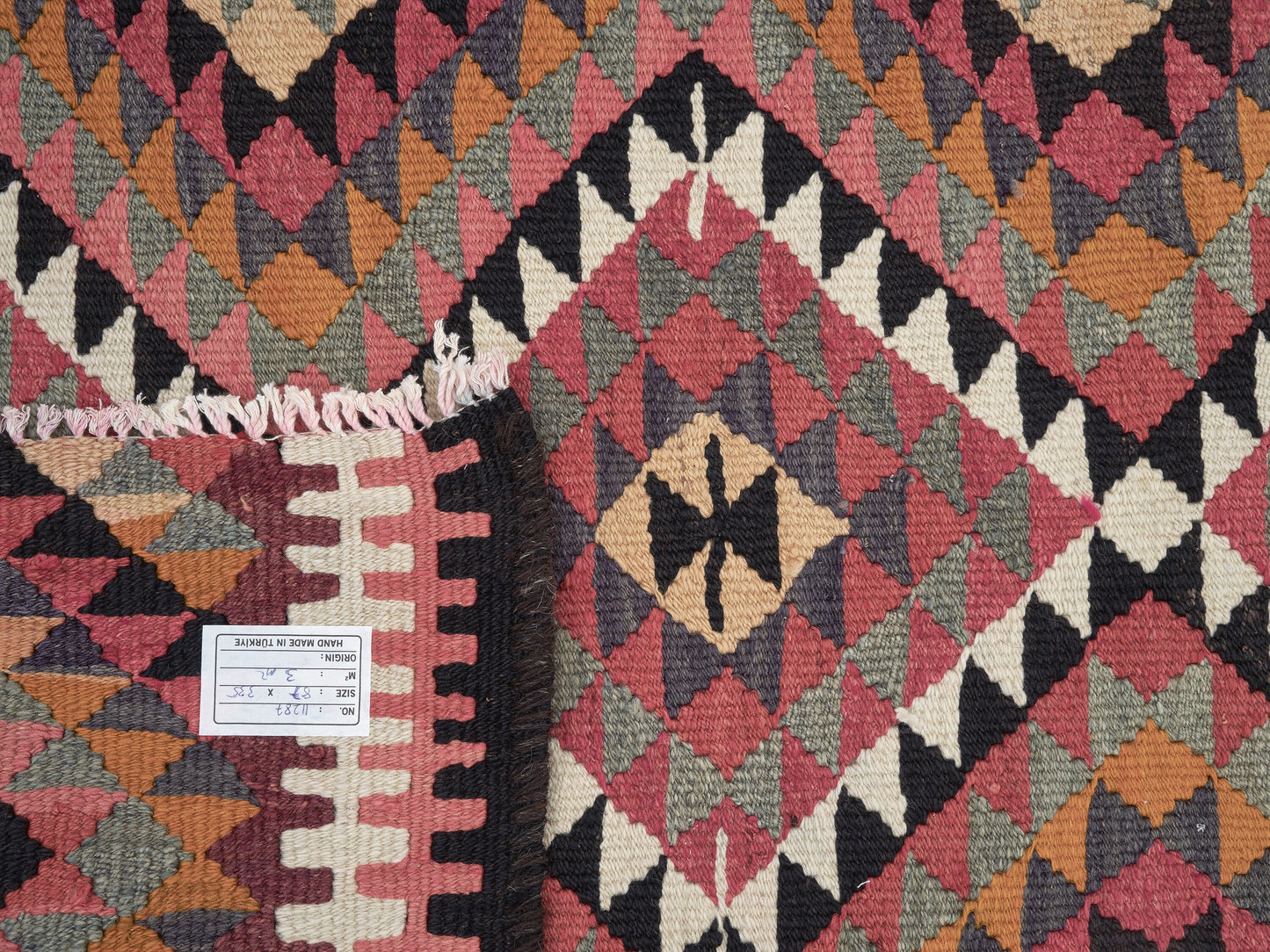 Handmade Runner Rug, Turkish Runner, Vintage Runner, Oushak Runner, Anatolia Rug, Hallway Runner, Bohemian Rug, Runner Rug 3x11, 11287