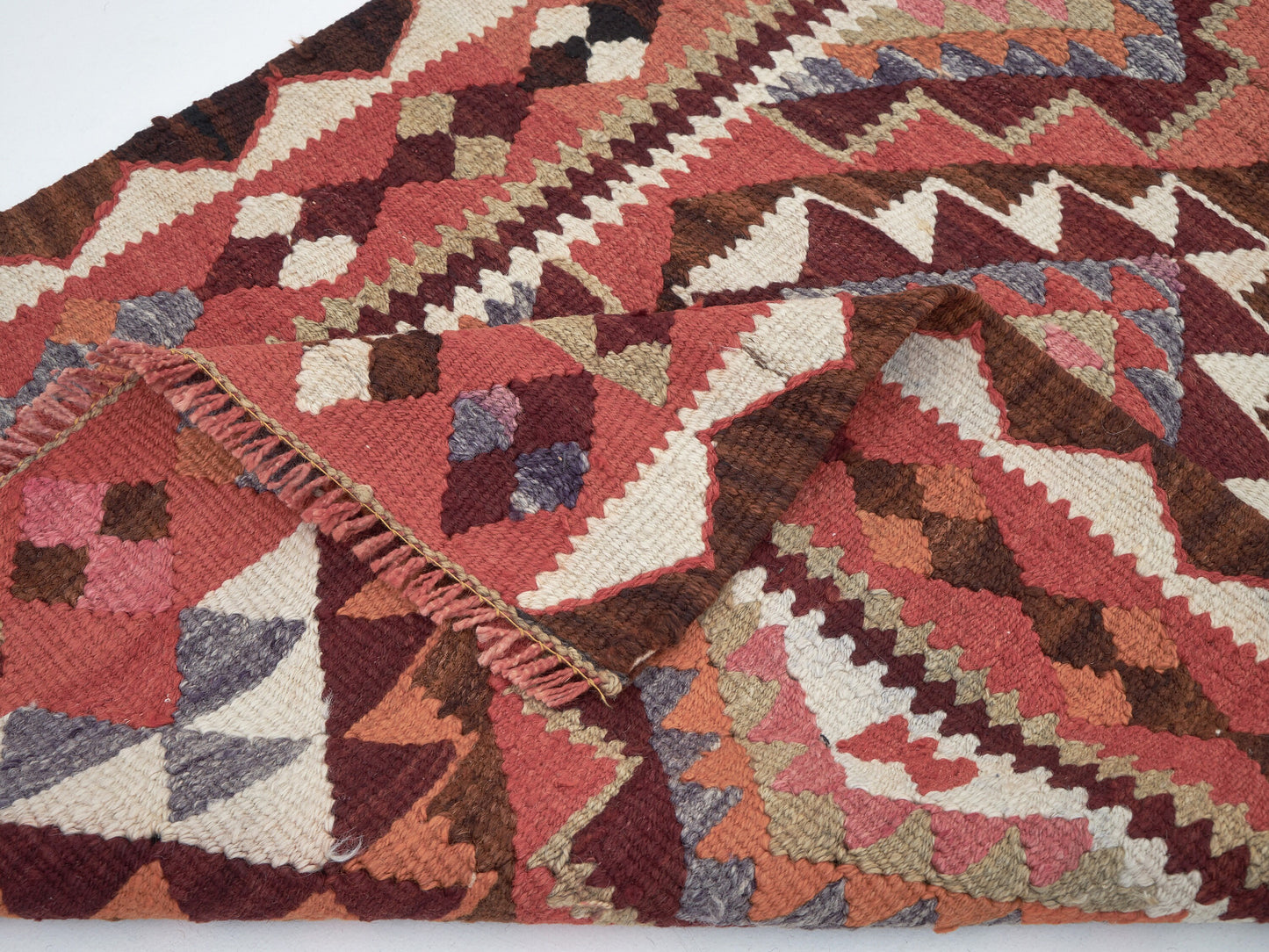 Turkish Oushak Runner Rug, Handmade Antique Runner Rug, Vintage Eclectic Runner Rug, Anatolia Rug, Hallway Runner, Rug Runner 3x8, 11286