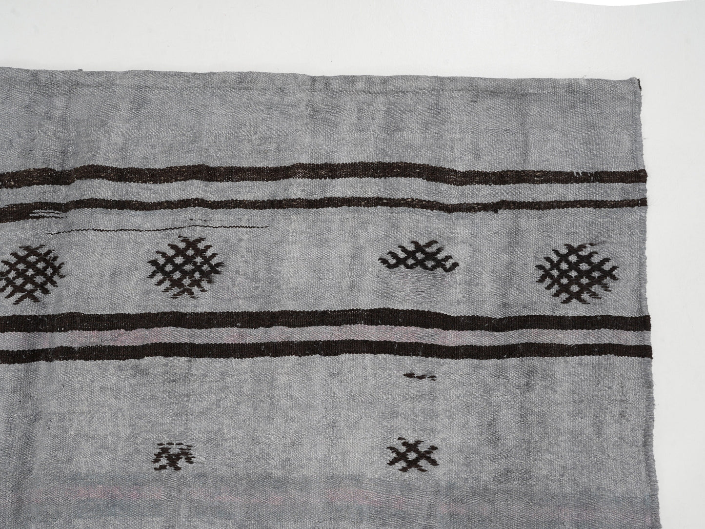 Vintage Kilim, Handmade Kilim Rug, Turkish Unique Kilim Rug, Area Muted Kilim Rug, Hemp Rug, Bedroom Rug, Gray Rug, Kilim Rug 6x8, 12820