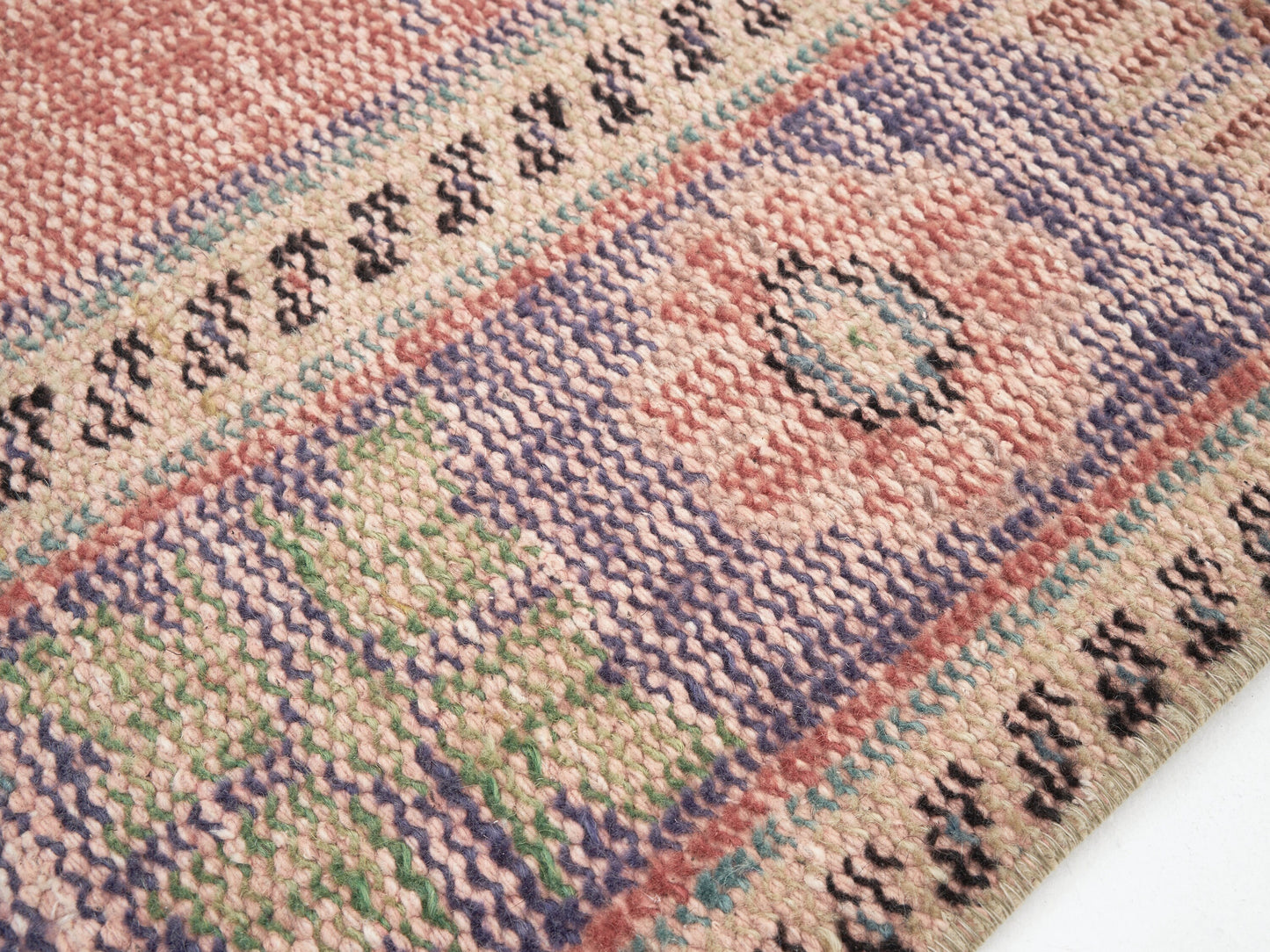 Handmade Area Rug, Turkish Vintage Rug, Oushak Eclectic Rug, Neutral Faded Rug, Kid Room Rug, Anatolia Rug, Bohemian Rug, Rug 5x9, 12116