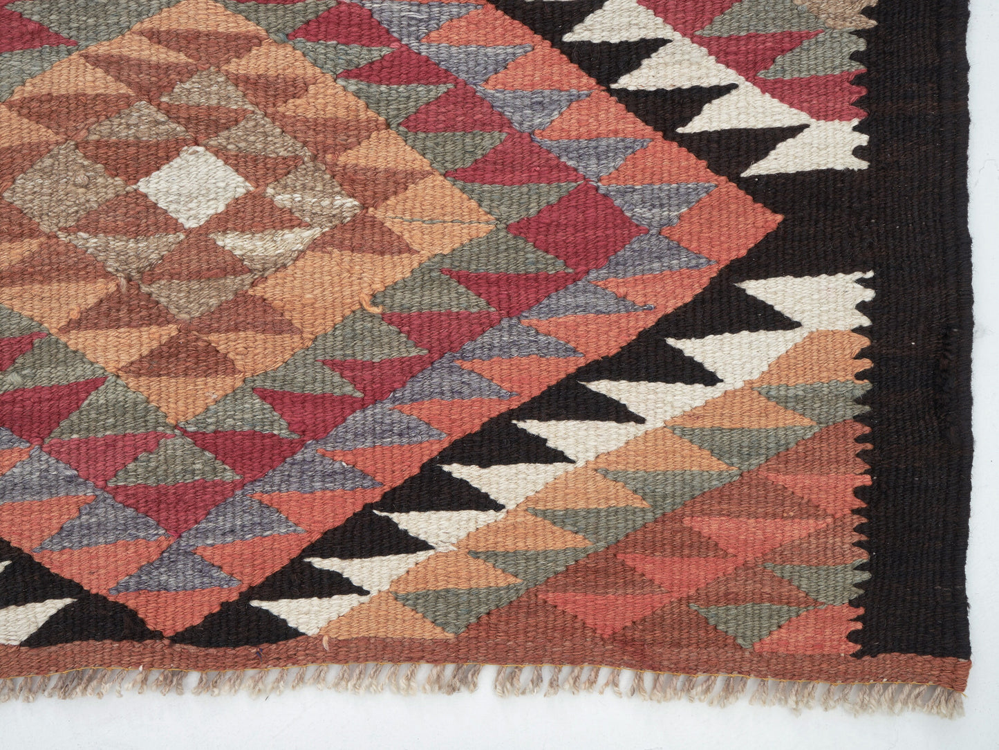 Turkish Handmade Runner Rug, Vintage Antique Runner Rug, Oushak Eclectic Runner Rug, Anatolia Rug, Runner Rug 3x10, Hallway Runner, 11283