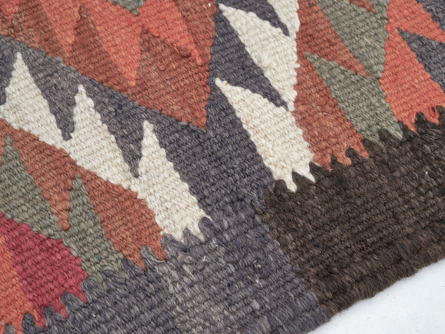 Turkish Handmade Runner Rug, Vintage Antique Runner Rug, Oushak Eclectic Runner Rug, Anatolia Rug, Runner Rug 3x10, Hallway Runner, 11283
