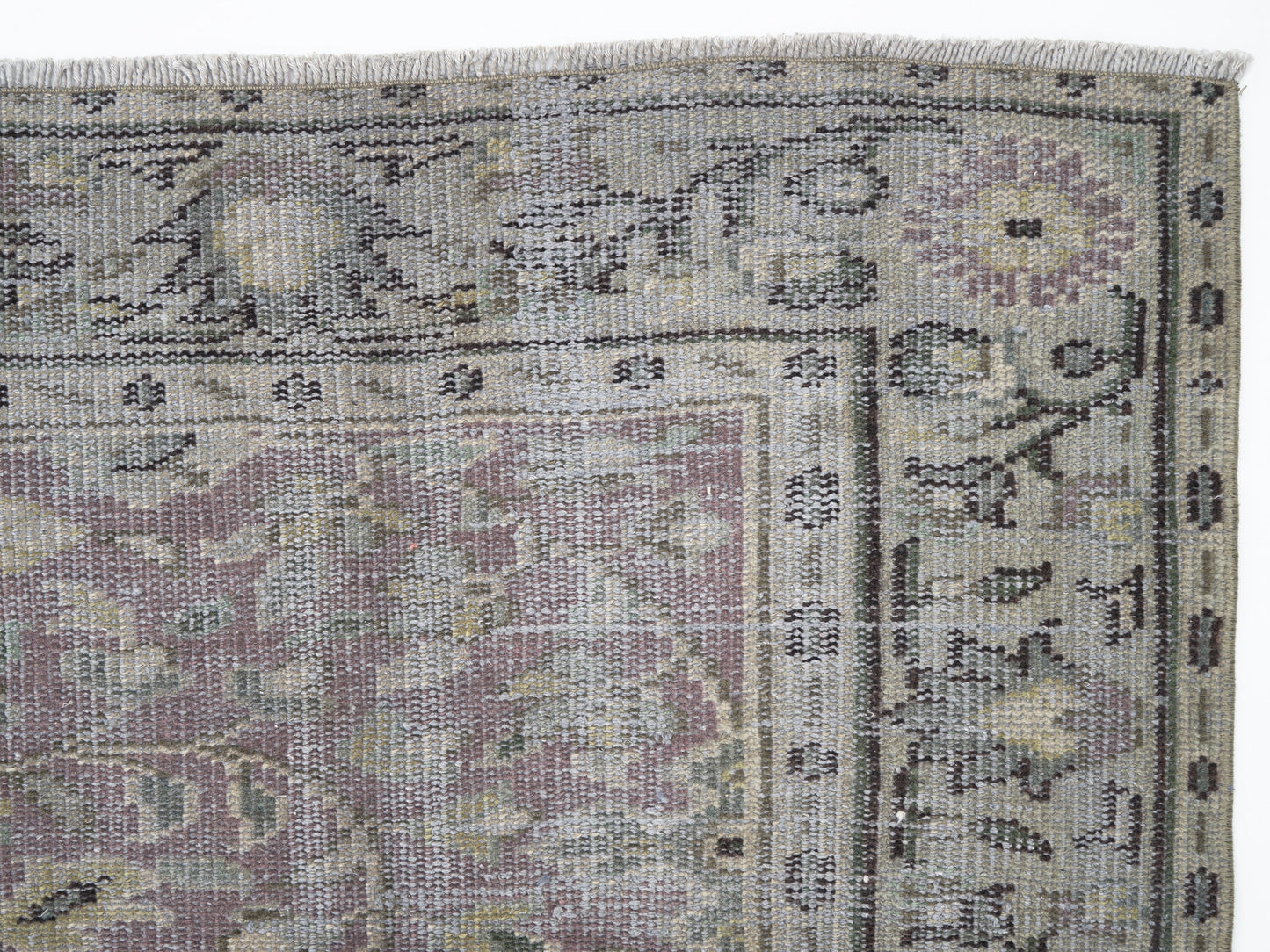 Rug 5x8, Oushak Rug, Area Rug, Vintage Rug, Handmade Rug, Turkish Rug, Neutral Faded Rug, Scandinavian Rug, Gray Rug, Rug 5x8, 11536