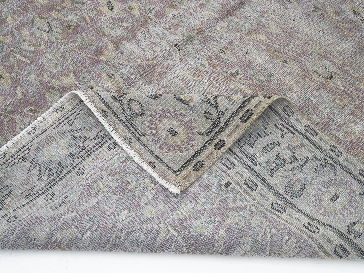Rug 5x8, Oushak Rug, Area Rug, Vintage Rug, Handmade Rug, Turkish Rug, Neutral Faded Rug, Scandinavian Rug, Gray Rug, Rug 5x8, 11536