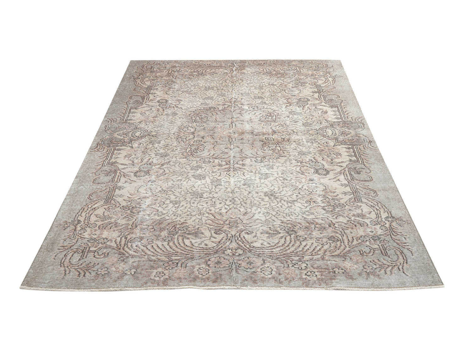 Vintage Rug 5x9, Turkish Rug, Oushak Rug, Handmade Rug, Area Rug, Neutral Rug, Primitive Rug, Carpet Rug, Turkish Carpet, Rustic Rug, 11480