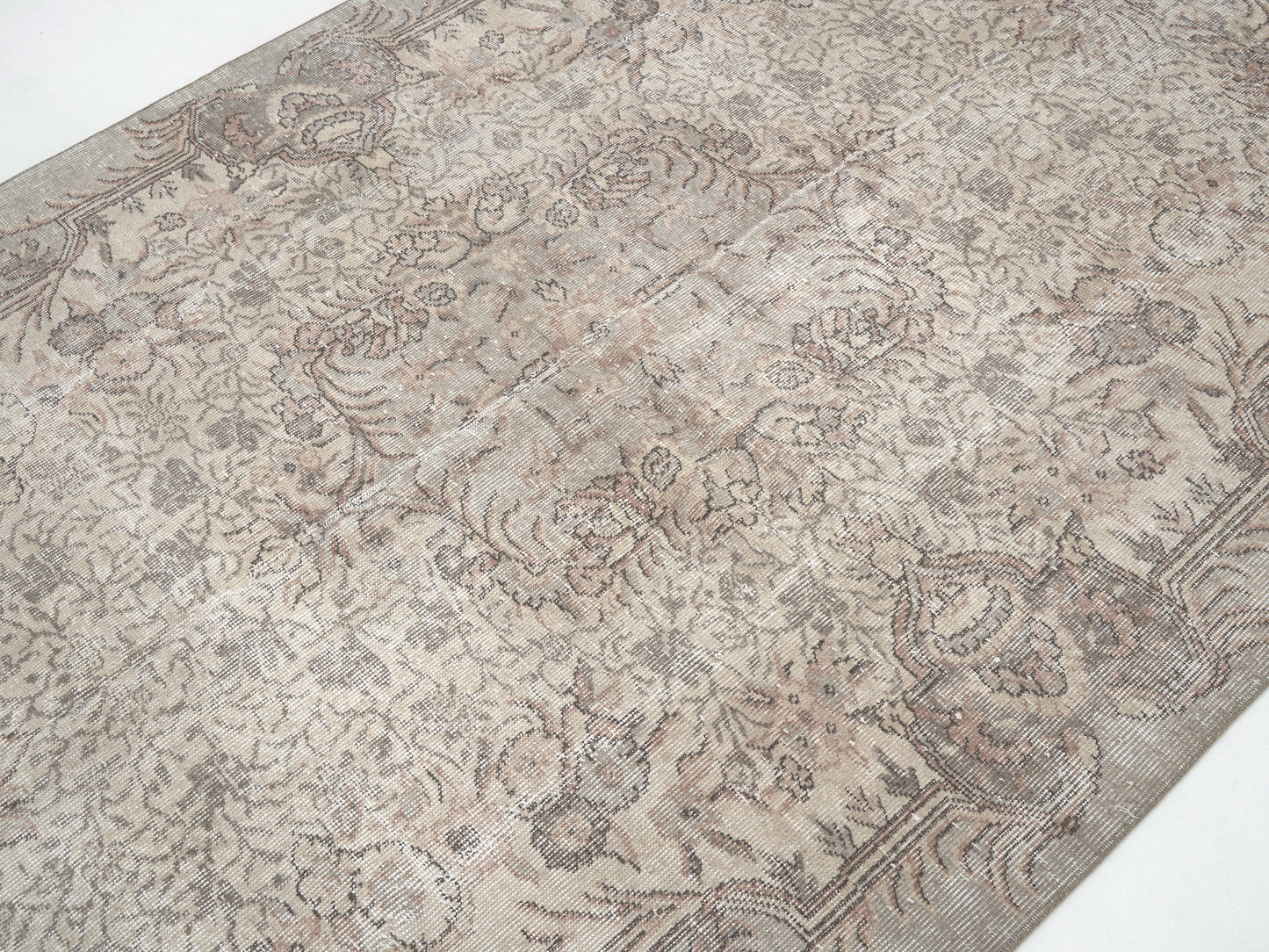 Vintage Rug 5x9, Turkish Rug, Oushak Rug, Handmade Rug, Area Rug, Neutral Rug, Primitive Rug, Carpet Rug, Turkish Carpet, Rustic Rug, 11480