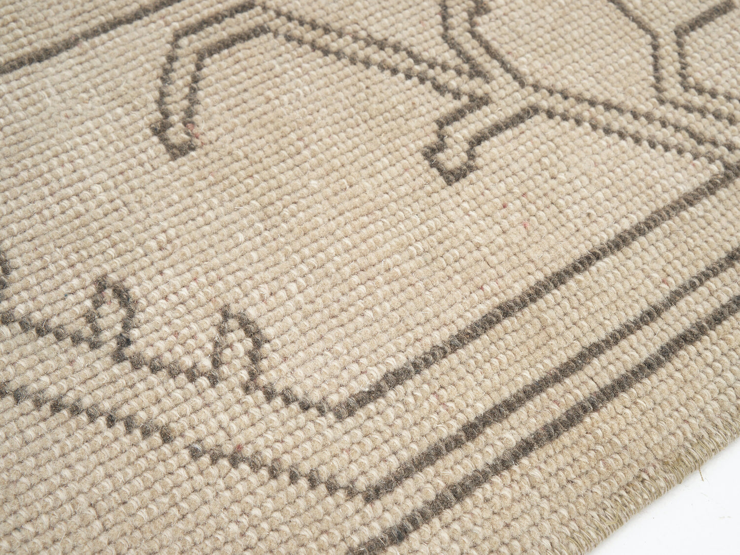 Turkish Handmade Rug, Vintage Oushak Rug, Area Antique Rug, Neutral Floor Rug, Scandinavian Rug, Turkey Rug, Living Room Rug, Rug 5x8, 12594