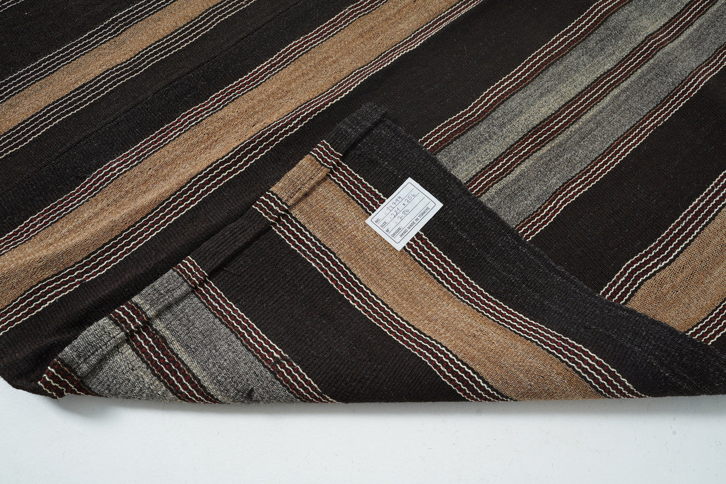 Kilim Rug, Turkish Kilim, Area Rustic Kilim Rug, Vintage Kilim, Handmade Primitive Faded Kilim Rug, Bedroom Rug, Kilim Rug 7x12, 12799