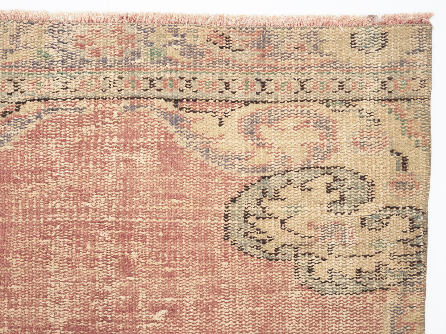 Oushak Vintage Runner Rug, Turkish Handmade Runner Rug, Hallway Runner, Bohemian Rug, Runner Rug 3x7, Anatolia Rug, Rug Runner, 11540