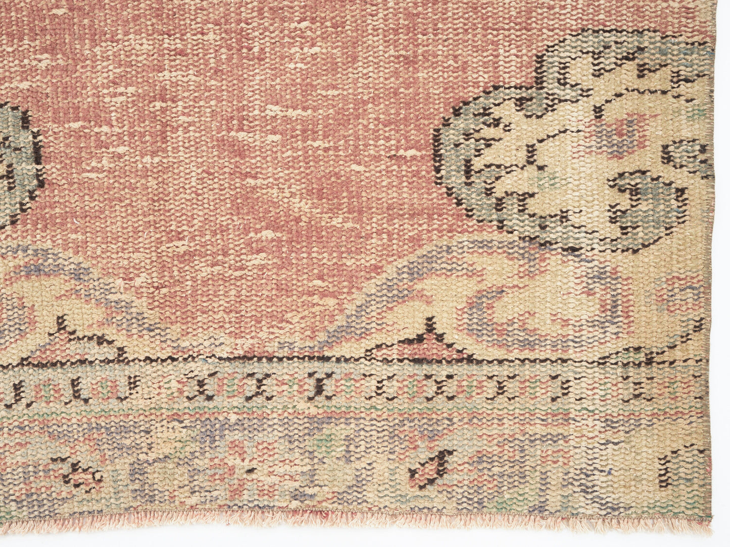 Oushak Vintage Runner Rug, Turkish Handmade Runner Rug, Hallway Runner, Bohemian Rug, Runner Rug 3x7, Anatolia Rug, Rug Runner, 11540