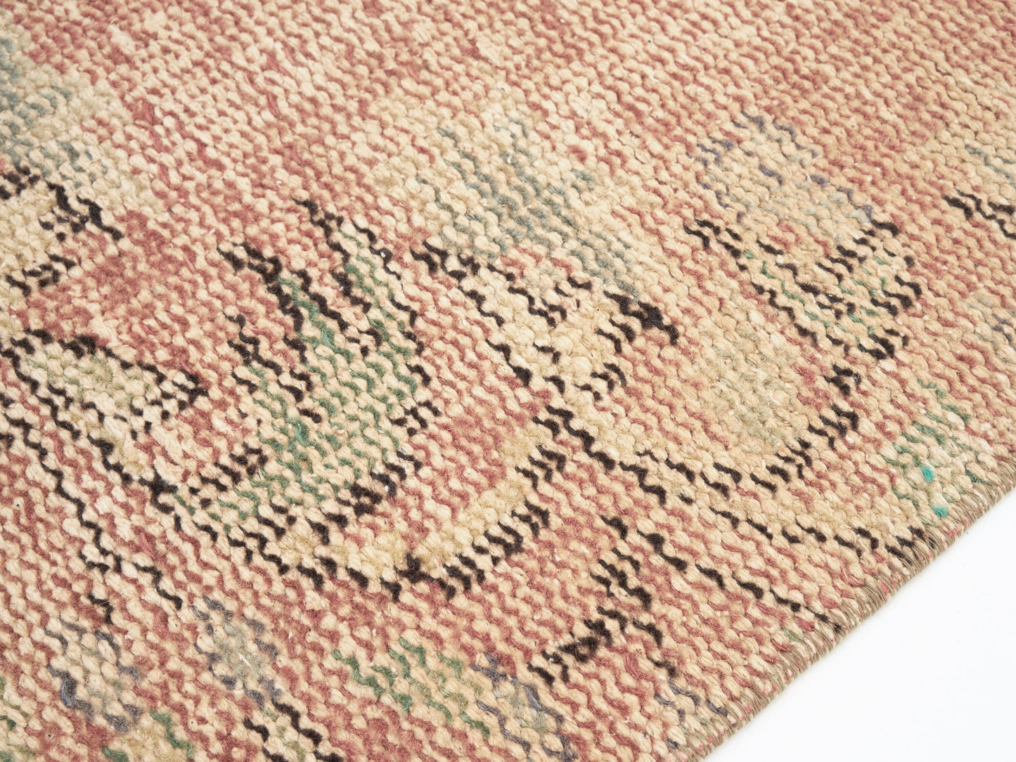 Oushak Vintage Runner Rug, Turkish Handmade Runner Rug, Hallway Runner, Bohemian Rug, Runner Rug 3x7, Anatolia Rug, Rug Runner, 11540