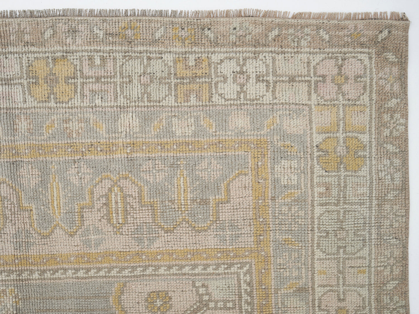 Vintage Area Rug, Turkish Handmade Rug, Oushak Antique Rug, Neutral Muted Rug, Living Room Rug, Turkey Rug, Vintage Carpet, Rug 5x9, 11544