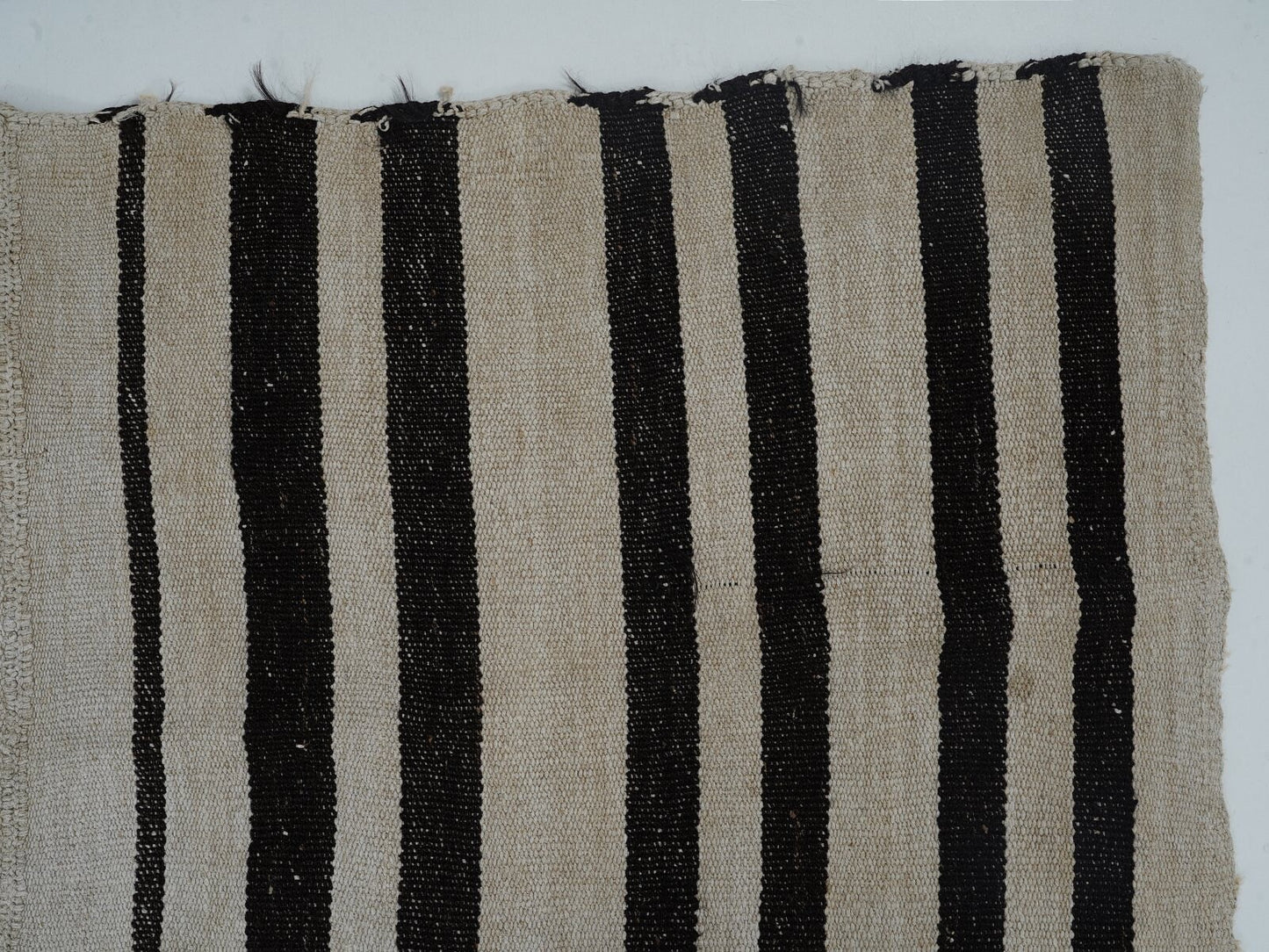 Bedroom Rug, Kilim Rug 6x8, Turkish Vintage Kilim Rug, Handmade Striped Kilim Rug, White Hemp Rug, Scandinavian Rug, Rug Kilim, 12825